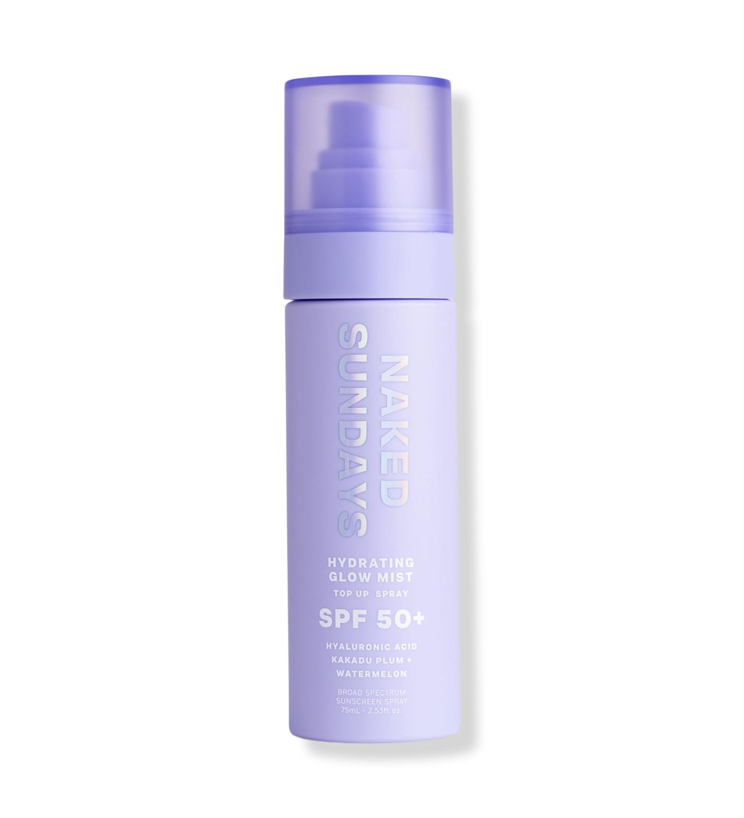 Naked Sundays Hydrating Glow Mist Top Up Spray SPF50+ 2.54 oz - Transform Your Style with the Best Innovation Today! - Buy Online on SooperMarket.com