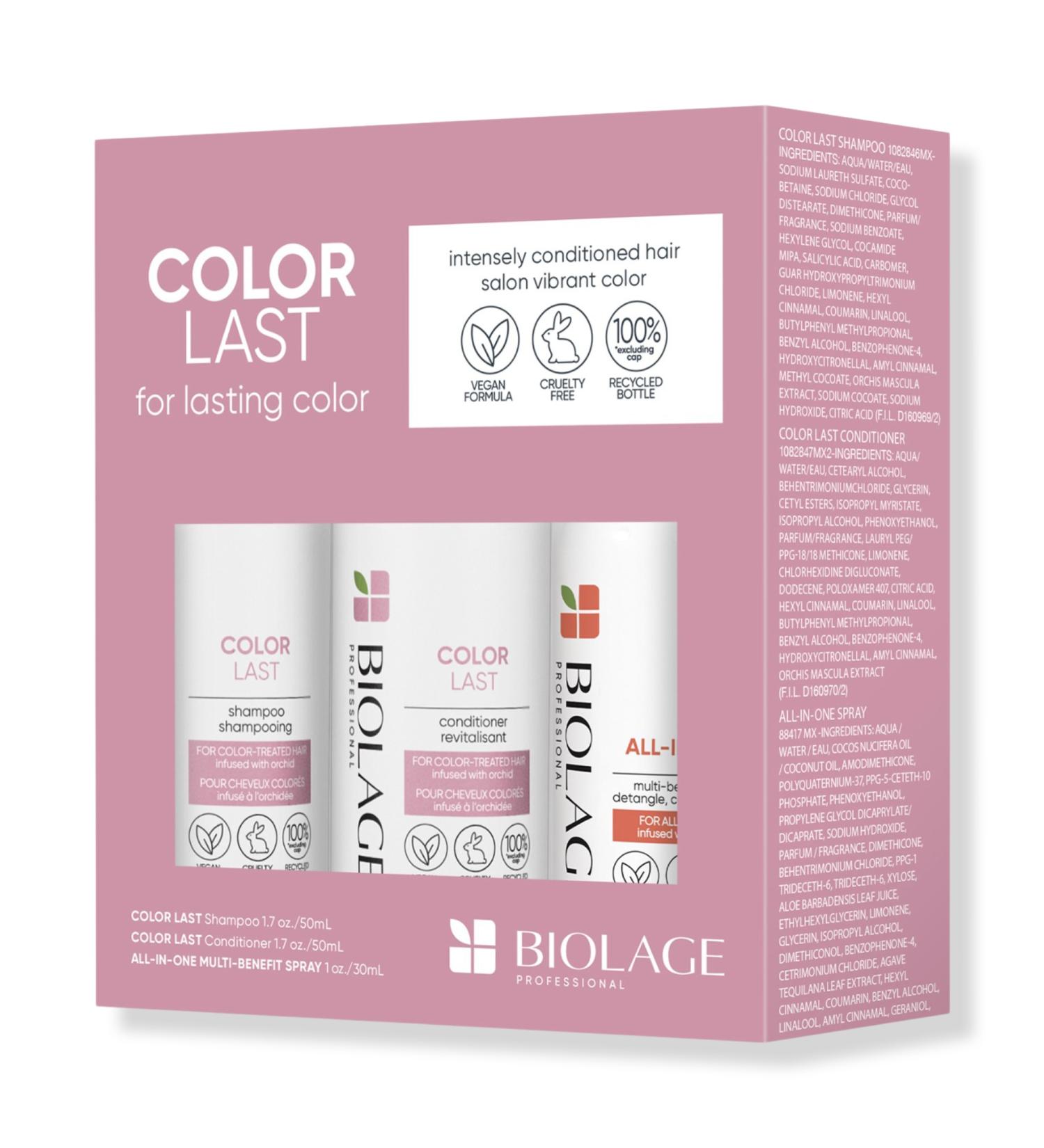 Biolage Color Last For Lasting Color Mini Set - Discover Premium Quality Shop now! - Buy Online on SooperMarket.com