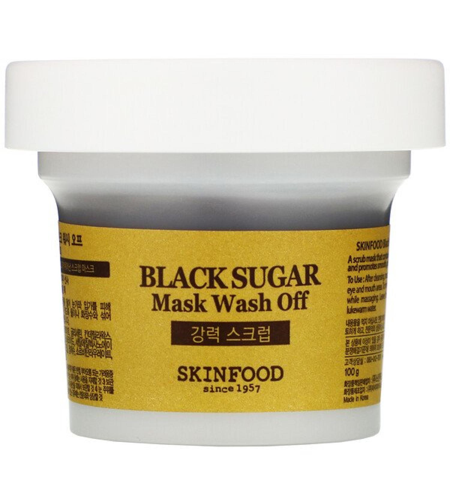 Skinfood Black Sugar Mask Wash Off 3.52 oz (100 g)