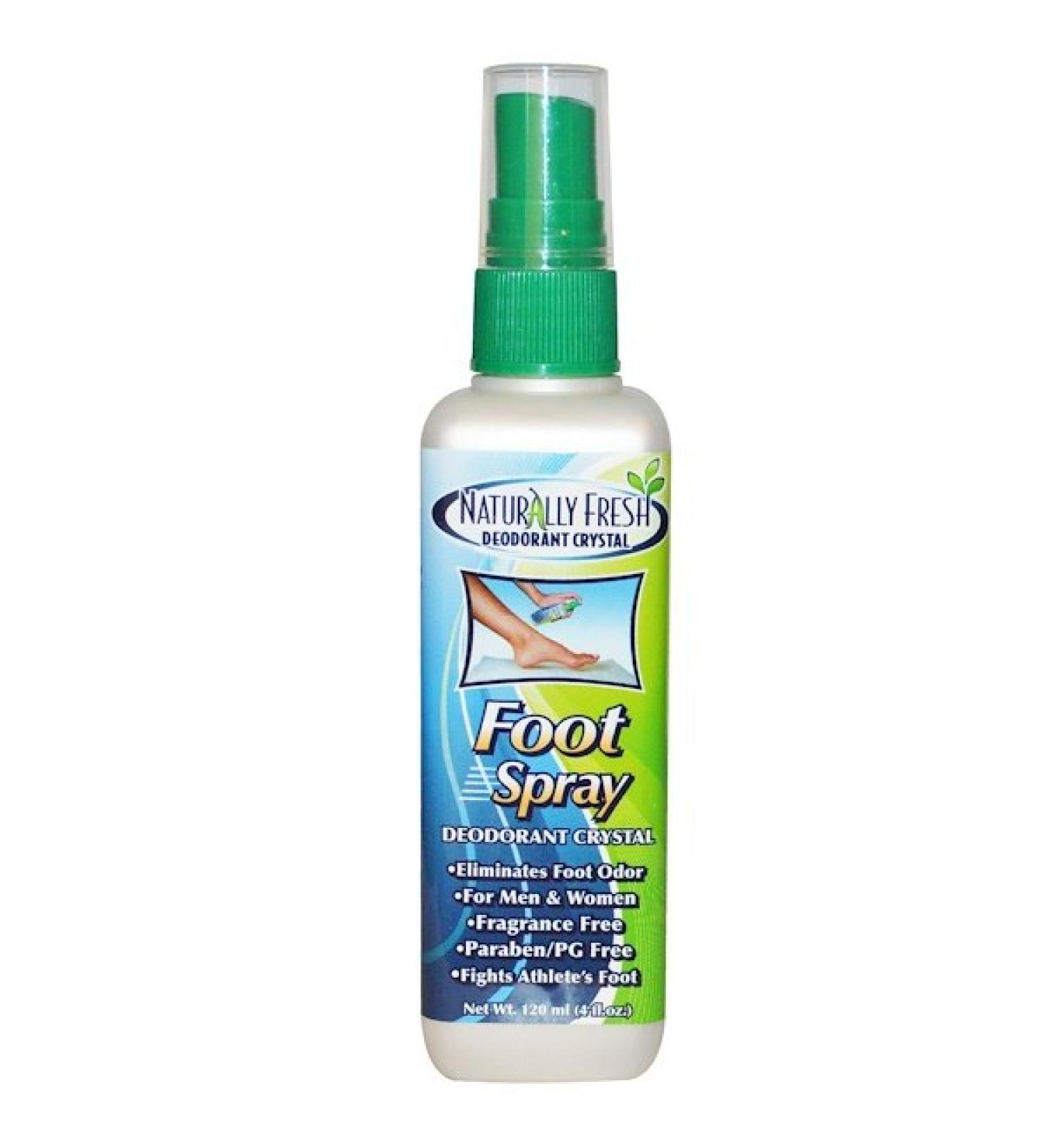 Naturally Fresh Deodorant Crystal Foot Spray 4 fl oz (120 ml)