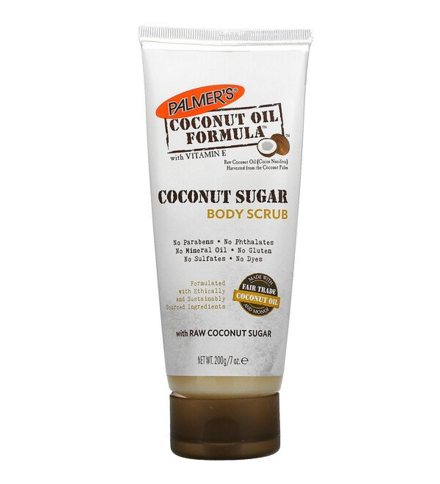 Palmer's Coconut Oil Formula with Vitamin E Coconut Sugar Body Scrub 7 oz (200 g)