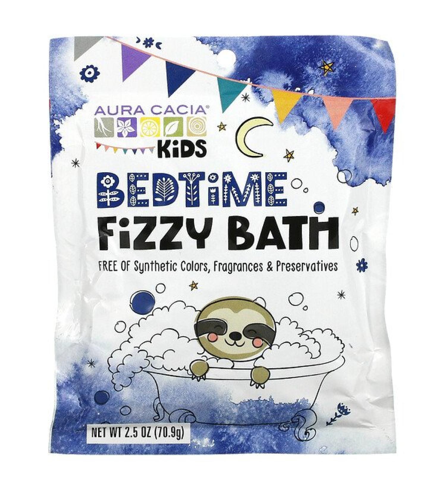 Aura Cacia Kids Bedtime Fizzy Bath 2.5 oz (70.9 g)