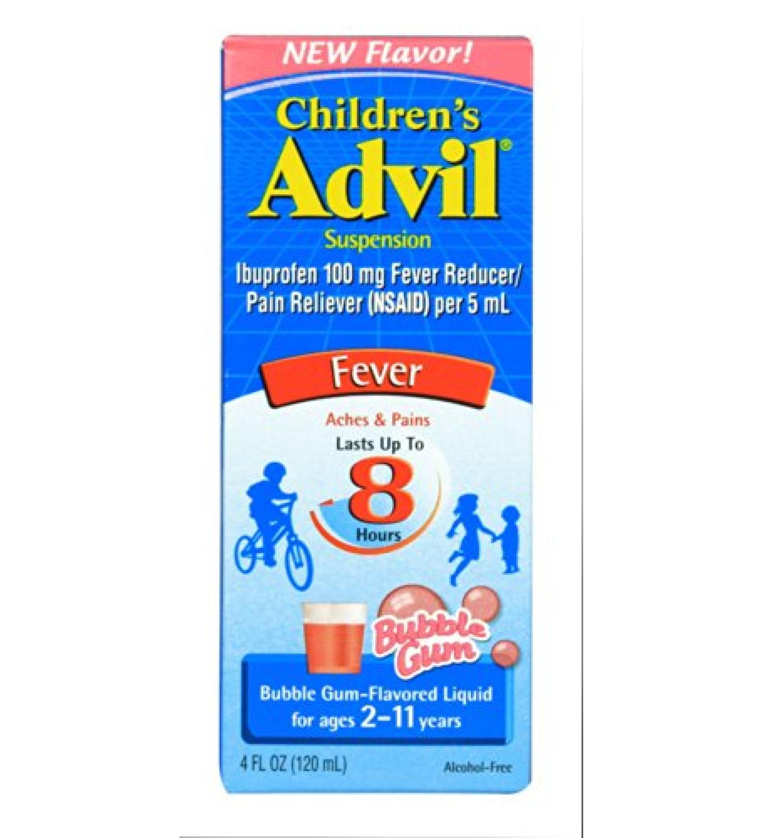 Advil - Children's Fever Medicine - Bubblegum Flavor 4.00 oz