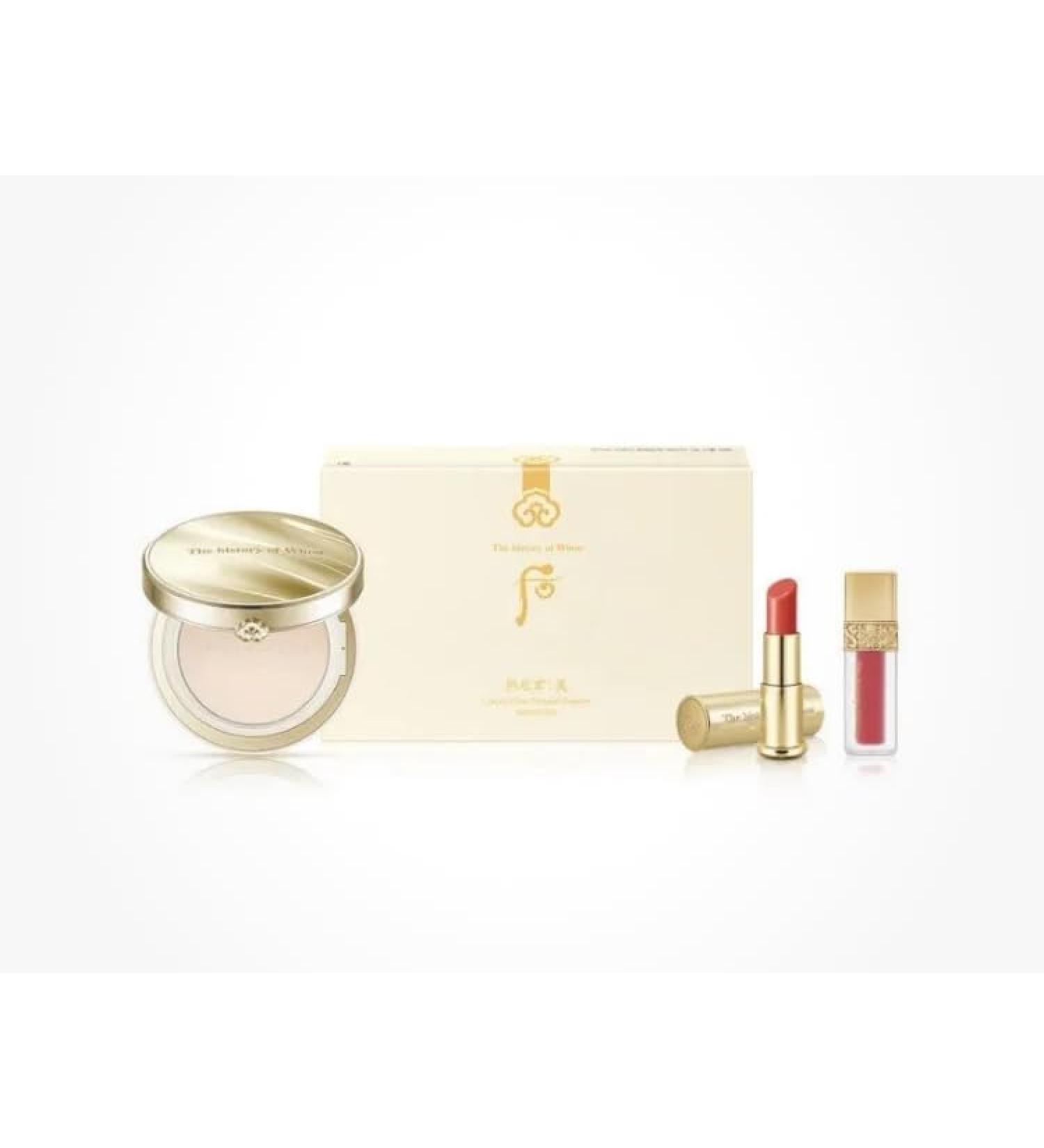 Buy The History of Whoo Gongjinhyang Mi Luxury Glow Pressed Powder No. 21 - Premium Korean Beauty Set | Worldwide Shipping - Buy Online on SooperMarket.com