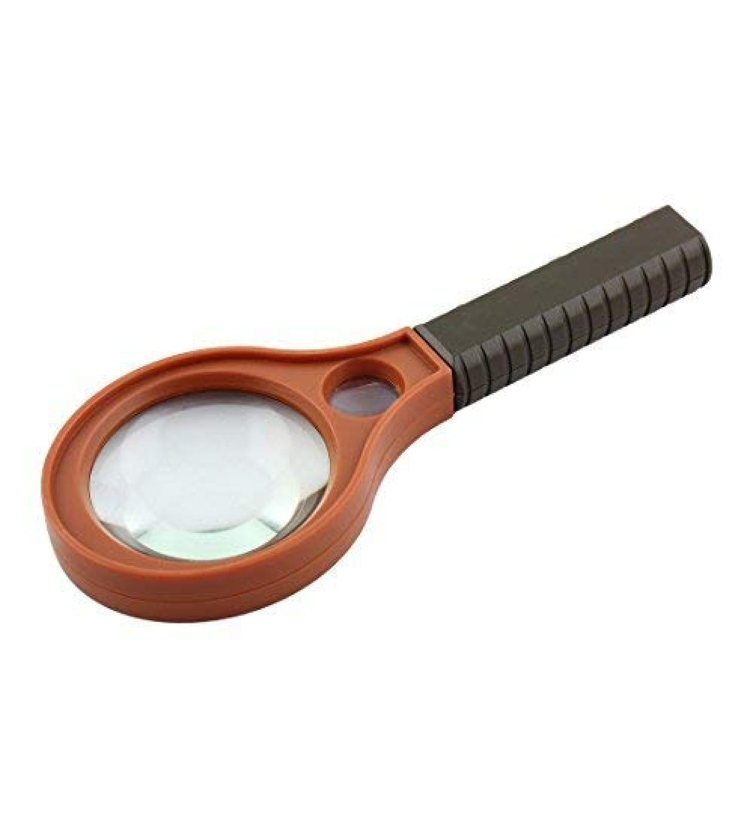 Plastic Frame Nonslip Grip 50mm Lens Handheld Reading Magnifying Glass Magnifier 4X Good Times - Buy Online on SooperMarket.com