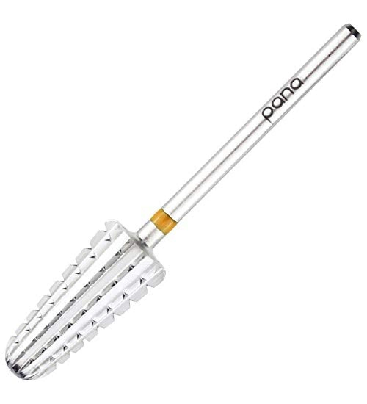 PANA 2-Way Volcano Carbide Bit 3/32 Shank - Silver 2X Coarse Grit | Dual Rotate Nail Drill Bit for Acrylic & Gel Nails - Manicure Pedicure Tool - Buy Online on SooperMarket.com