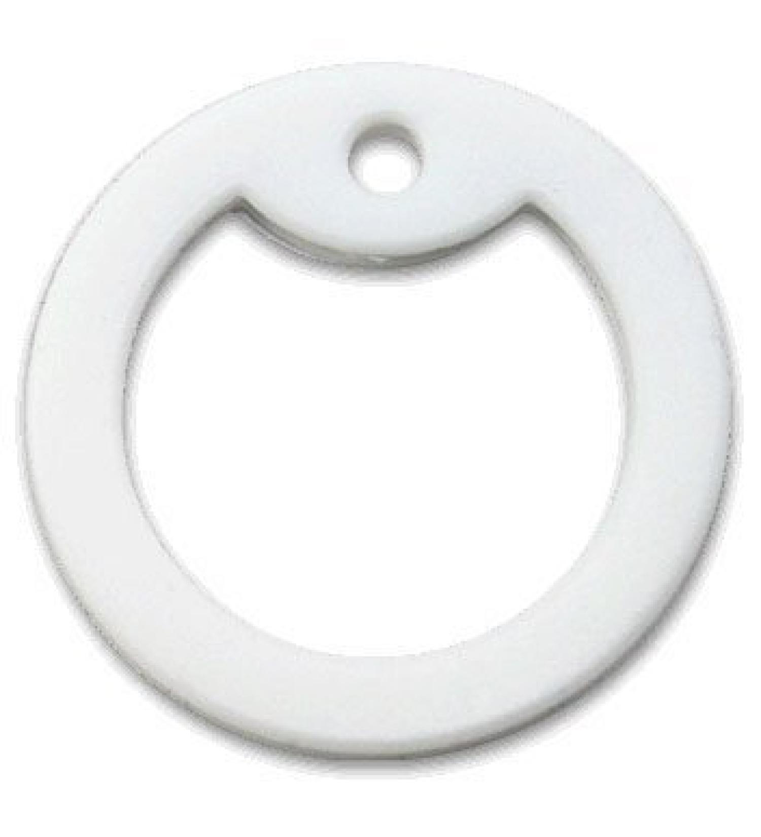Silencer Quieter for US Dog Tags and Dog Tags (White)