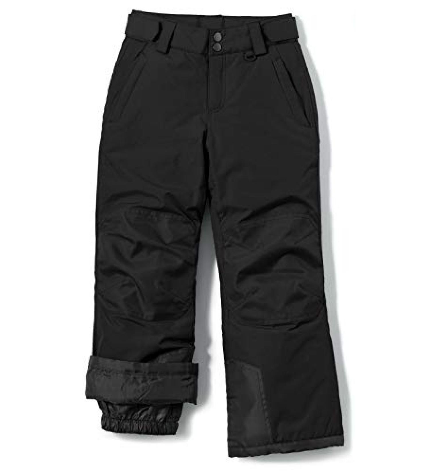 TSLA Youth Winter Cargo Snow Pants | Waterproof Insulated Ski Bottoms - Black (Size 12) - Buy Online on SooperMarket.com