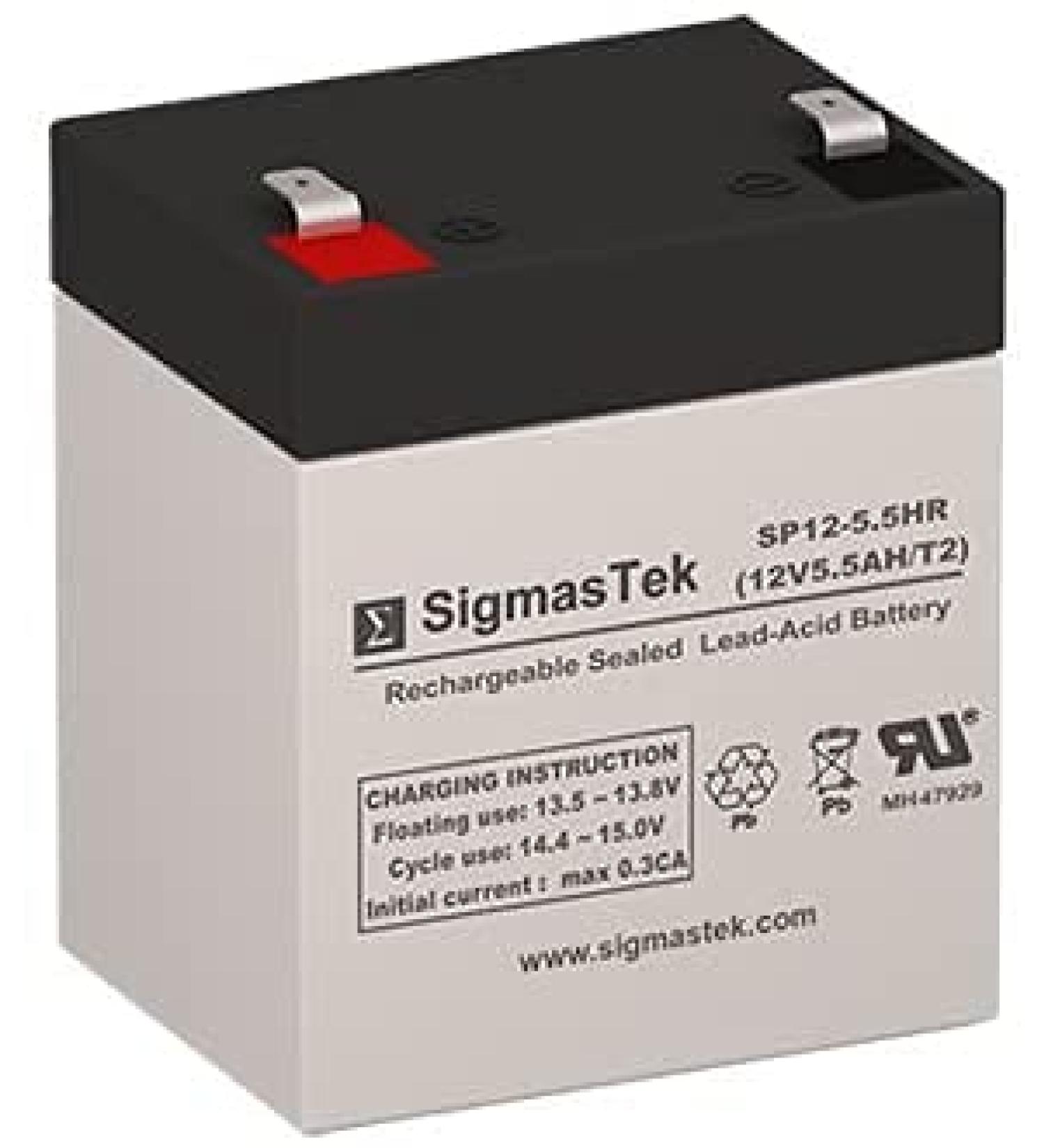 Buy UPG UB1250 Replacement Battery - 12V 5 AH by SigmasTek | International Shipping Available - Buy Online on SooperMarket.com