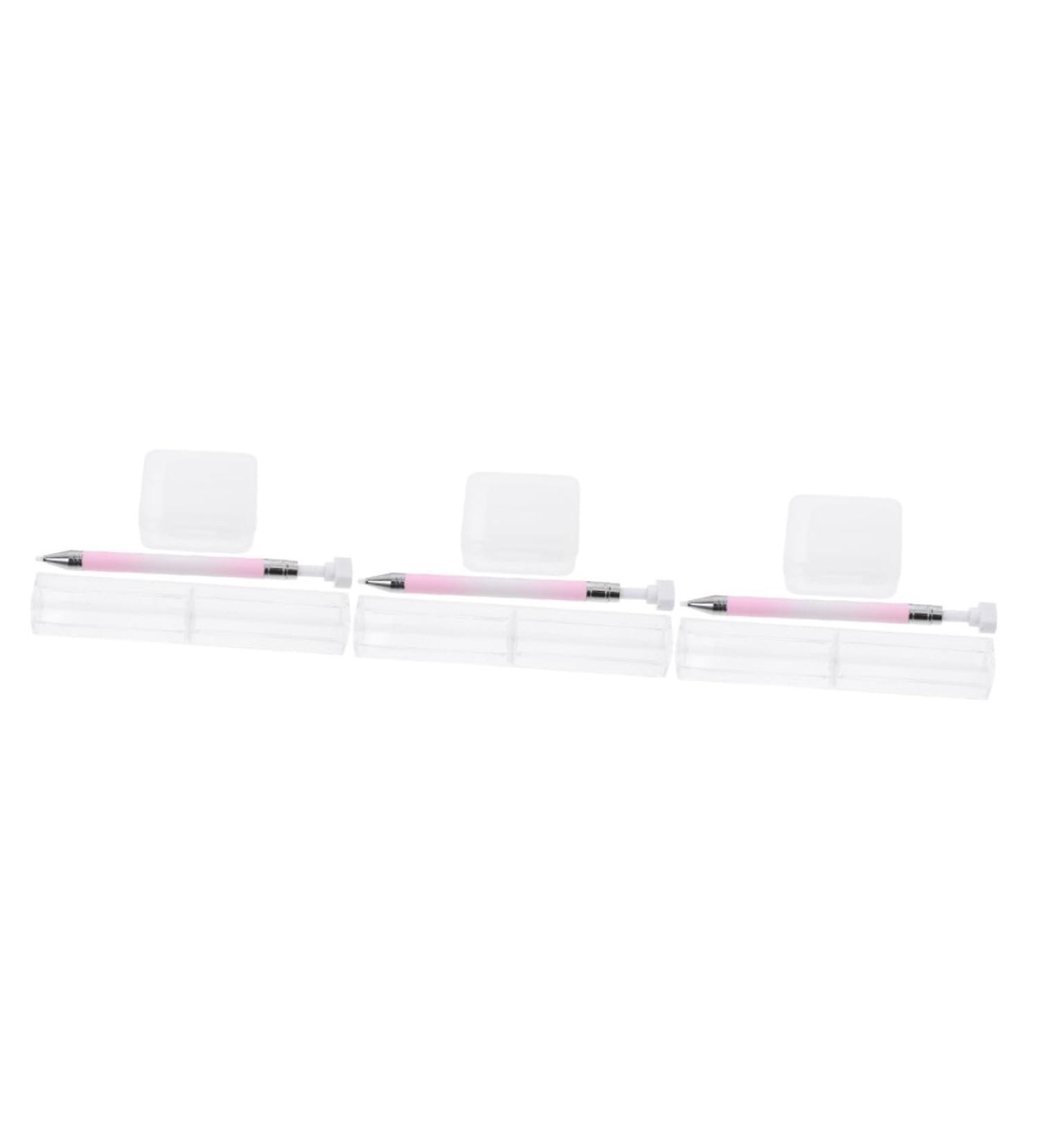 Healeved 3 Sets Nail Art Drill Pen Nail Art Tools Rhinestone Picker Nail Tools Nail Art Point Pen Wax Pen for Rhinestones Rhinestone Pen Manicure Dotting Pen Nail Rhinestones Picker Abs - Buy Online on SooperMarket.com