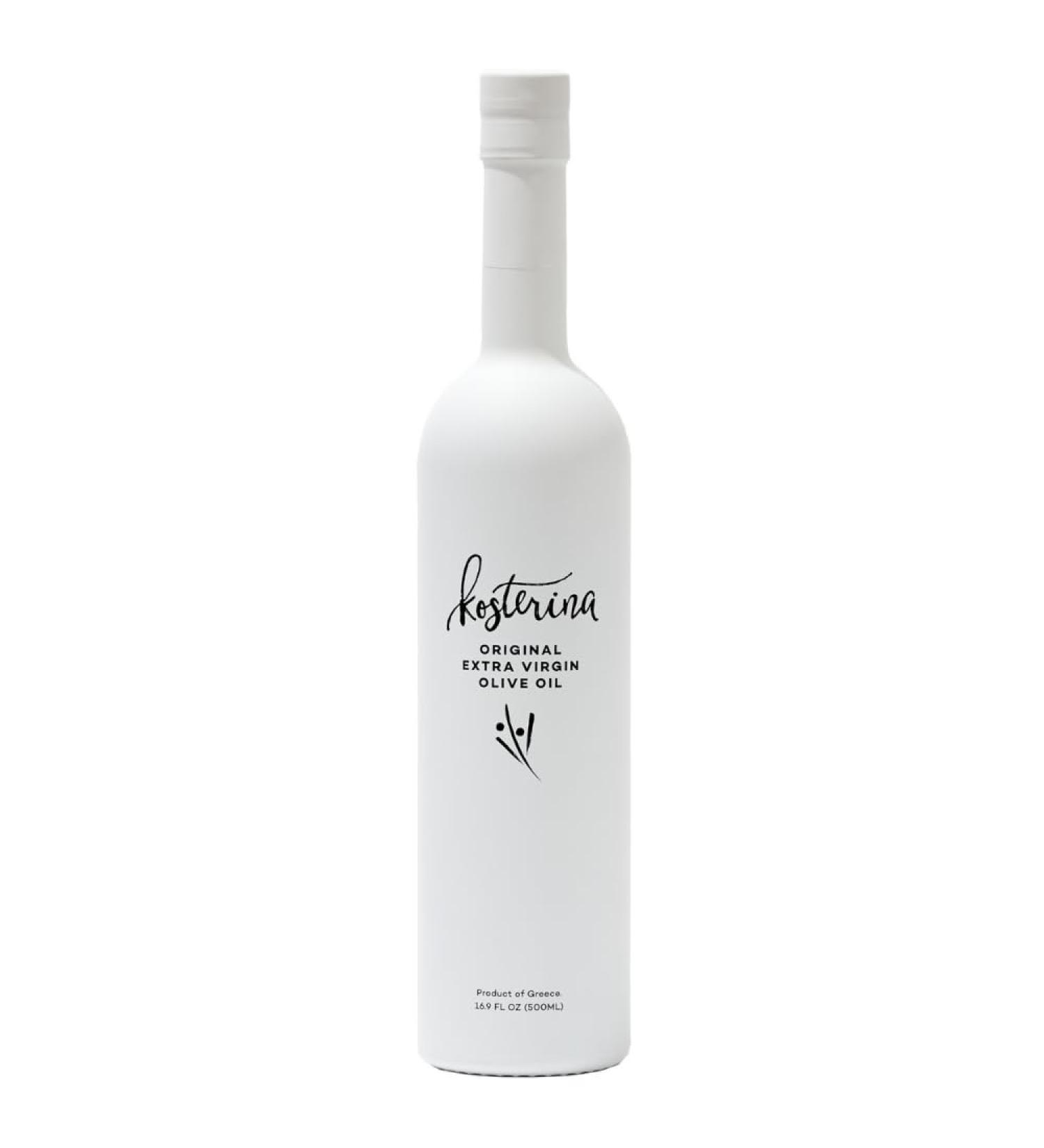 Kosterina Original Extra Virgin Olive Oil - Premium Cold-Pressed Greek EVOO (16.9 oz) | 100% Pure Koroneiki Olives | Superfood | Peppery & Smooth Flavor - Buy Online on SooperMarket.com