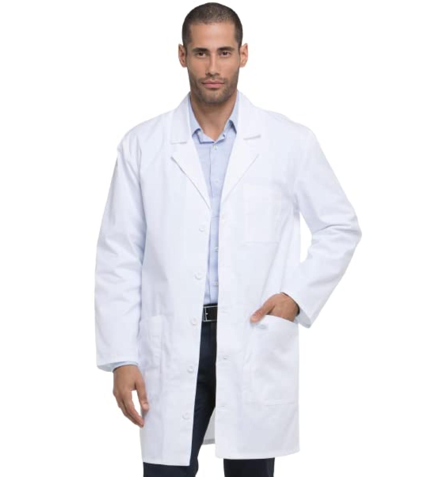 Dickies EDS Professional Lab Coat 37 83404 - White, Medium | Men & Women Scrubs - Buy Online on SooperMarket.com