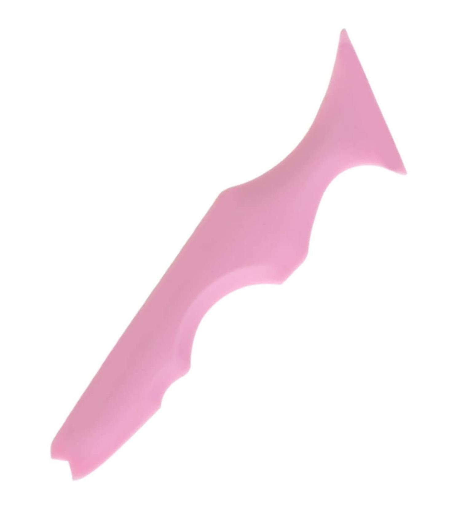 WOONEKY Silicone Beauty Ruler Tape Silicone Mold Mascara Shield Guard Mutitool Travel Make up Pink Stencil 15X4.15CM Pink - Buy Online on SooperMarket.com