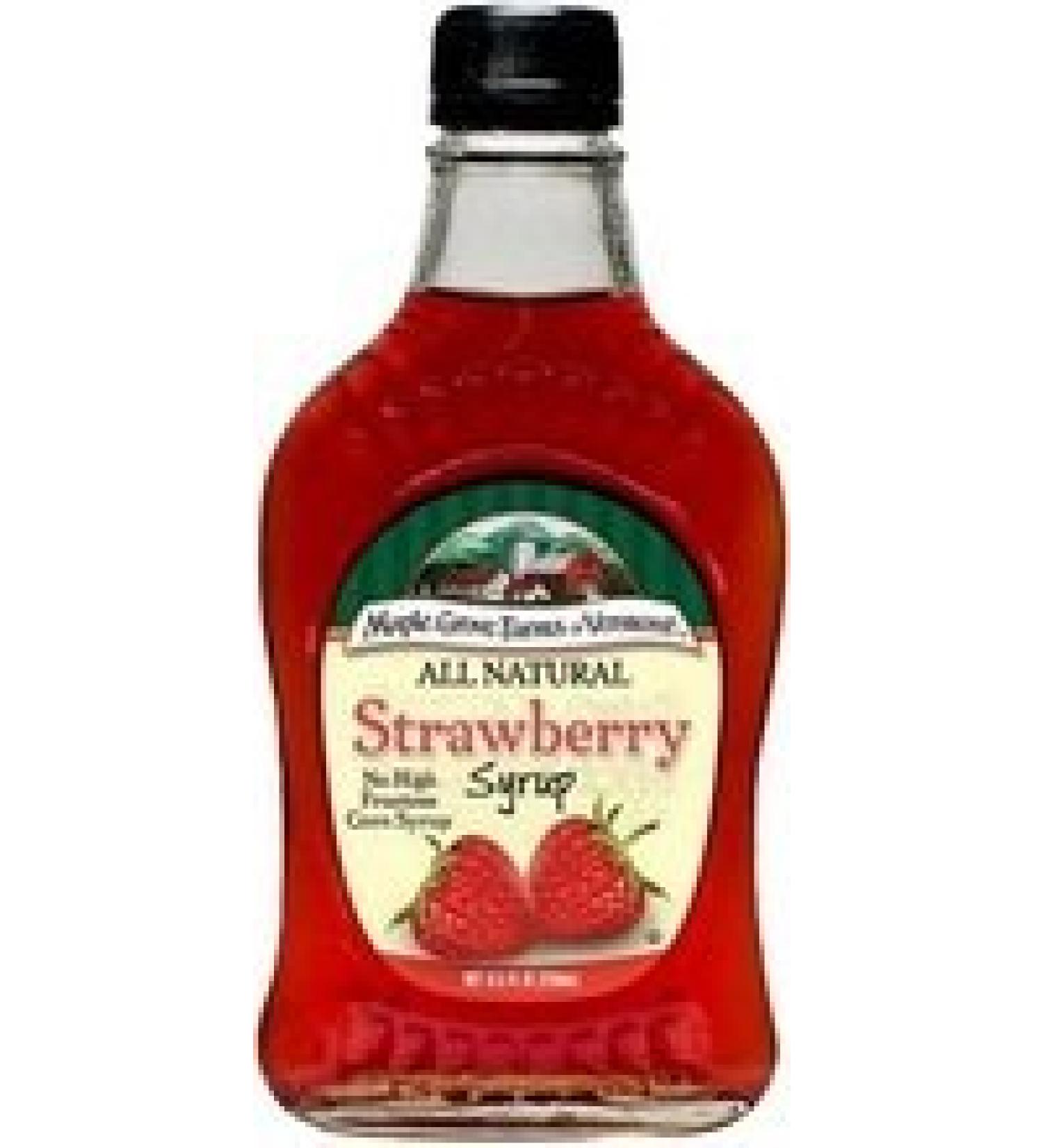 Syrup NTRL Strawbry 8.5 OZ (Pack of 6) - Pack of 6