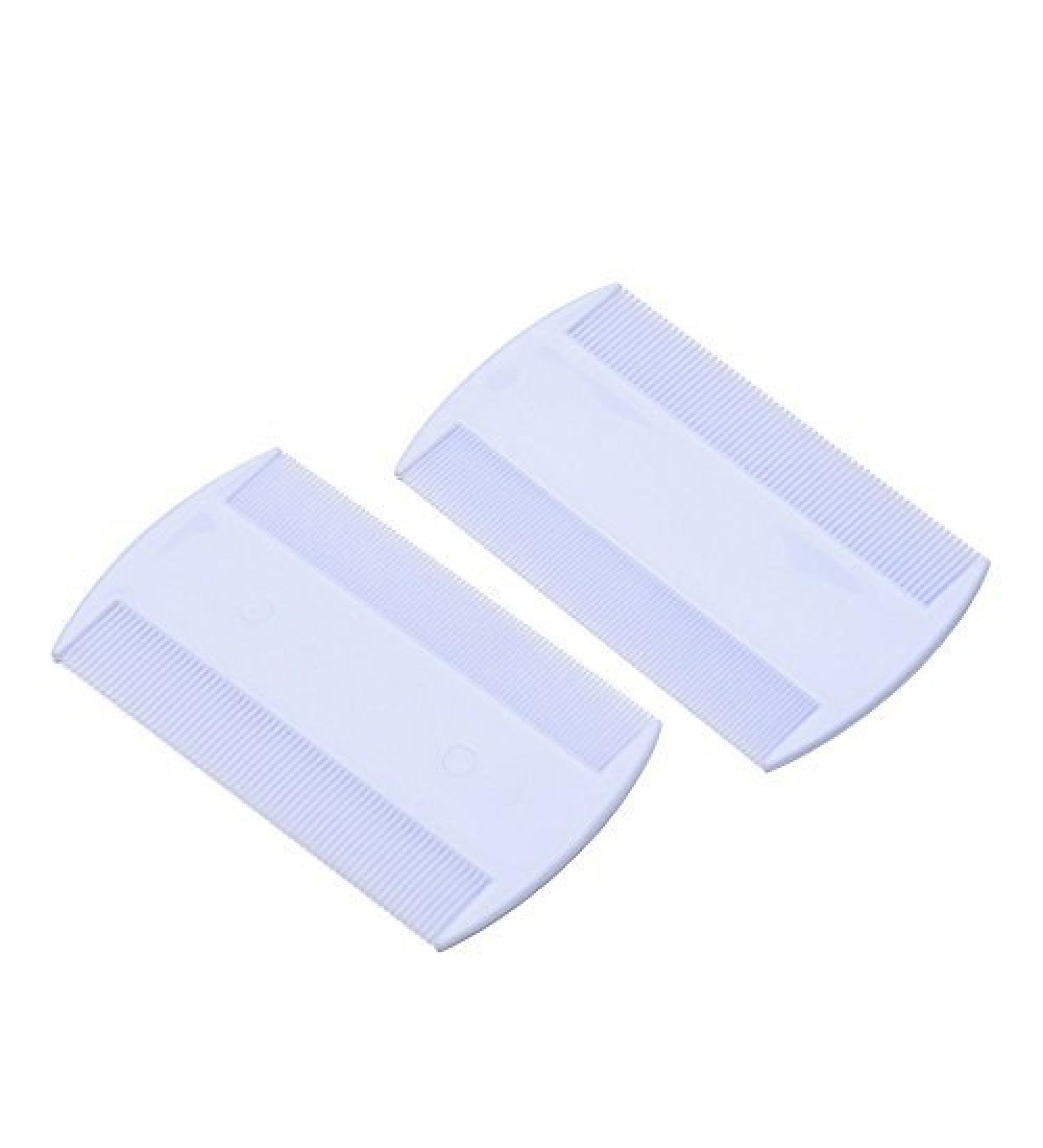 eBoot Double Sided Plastic Nit Comb Lice Combs for Head Lice Pet Flea 2 Pack - Buy Online on SooperMarket.com