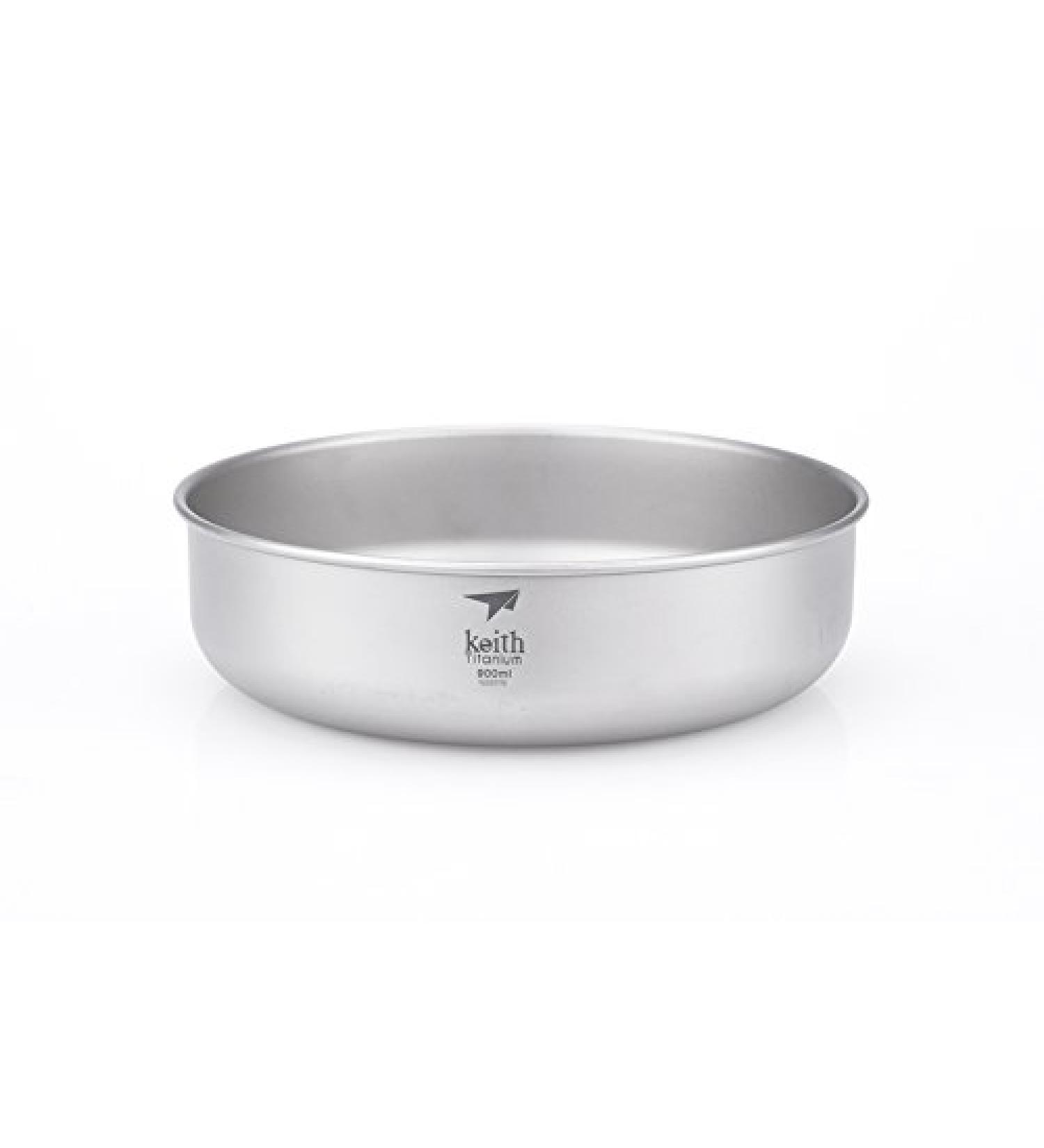 Keith Titanium Ti5338 Ultralight Bowl - 30.4 fl oz | Single-Wall, Durable, and Lightweight - Buy Online on SooperMarket.com
