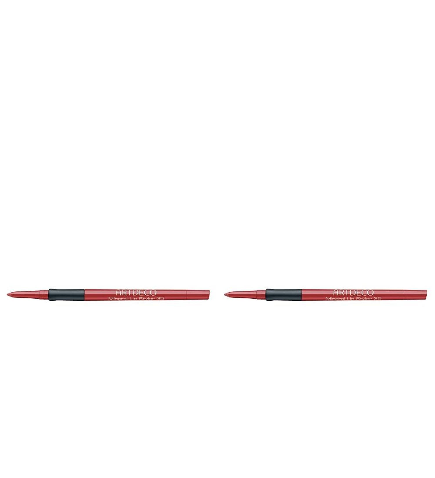 Artdeco Mineral Eye Styler - Long-Lasting Eyeliner for Sensitive Eyes - 2-Pack in Mineral Rose Red (0.4g each) - Buy Online on SooperMarket.com