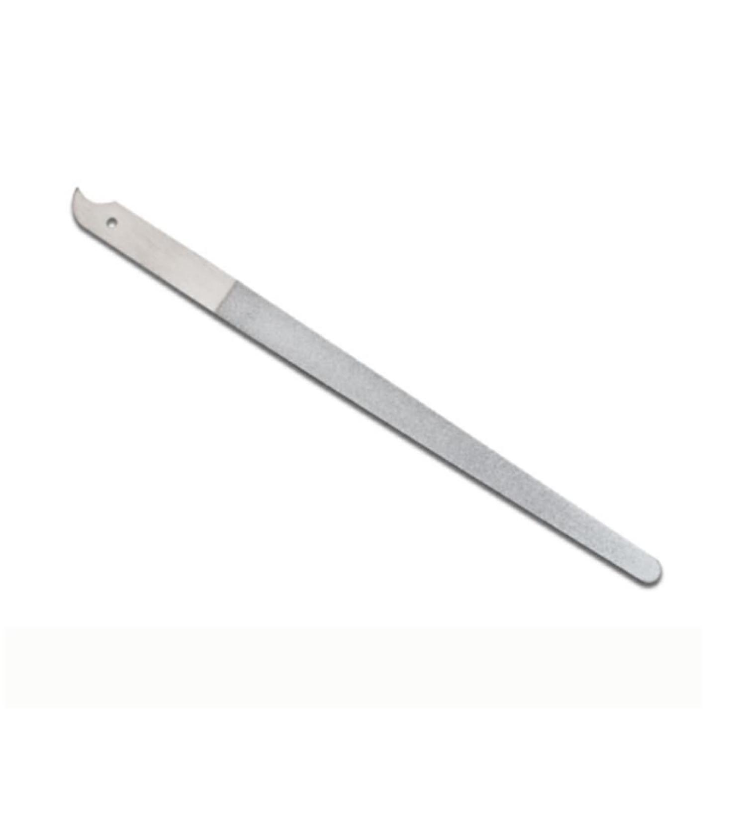 Dajidafu Nail Files Diamond Nails File Stainless Steel Fine Gravel for Surface Manicure Tools with Curved Tip Comfortable Hold Pedicure - Buy Online on SooperMarket.com
