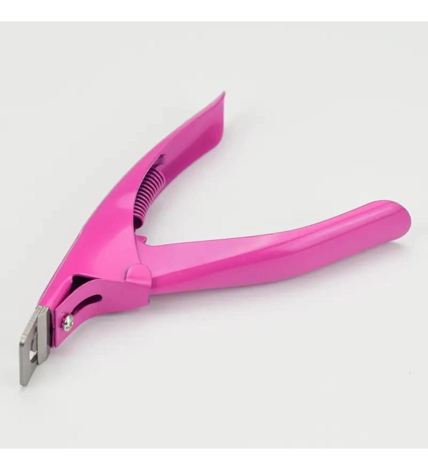 Professional Nail Tip Cutter for False Gel Nails - Pink Cutters - Buy Online on SooperMarket.com