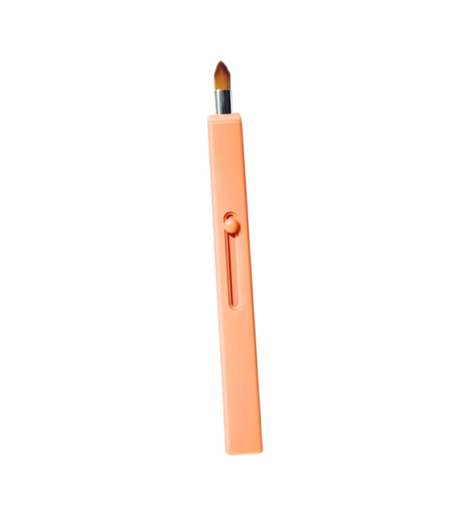 HAPINARY 1pc Retractable Lip Brush Makeup Brush Eye Shadow Portable Lip Scrubber Cosmetics Brush Tool Lipstick Cosmetic Tool Lip Liner Brush Travel Telescopic Plastic - Buy Online on SooperMarket.com