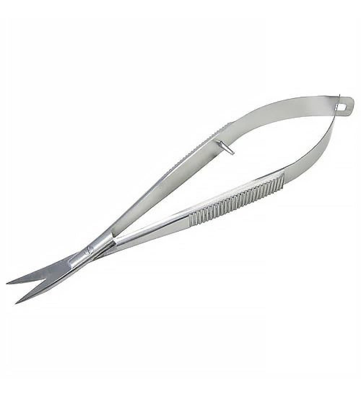 SANDBROS Curved Cuticle Scissors Grooming Professional Self Opening Scissors from Stainless Steel - Scrapbooking and Decoupage Curved Scissors - Buy Online on SooperMarket.com