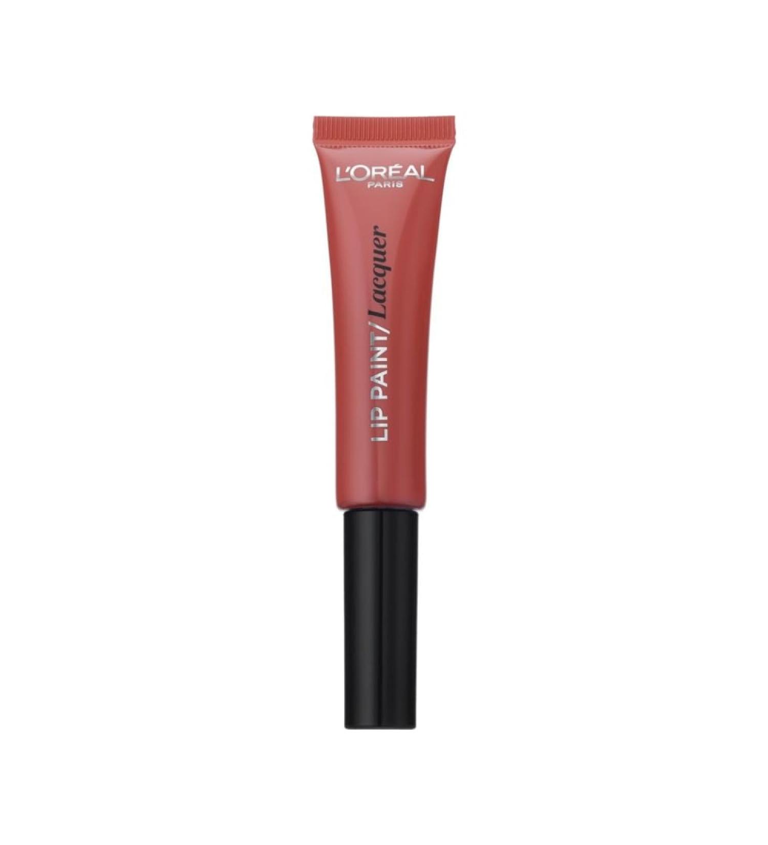 L'Or al Paris L'Oreal Paris Lipstick Infaillible Lip Paint Lacquer - 102 Pink Lady - Lip Make-up Pink Lady 8 ml (1 pack)