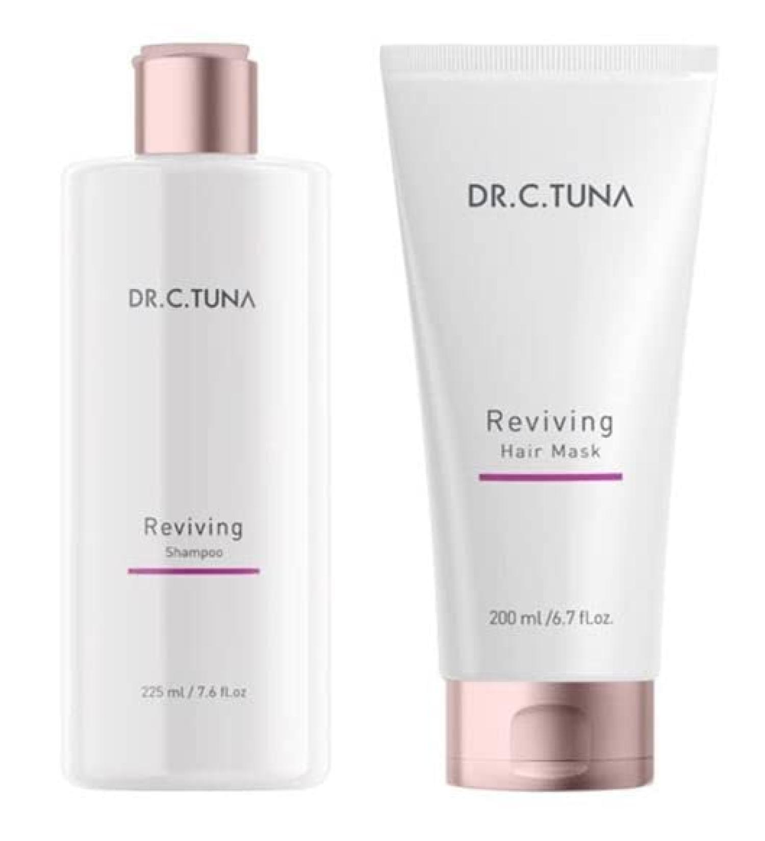 FARMASi Dr C Tuna Advanced Hair Growth Set with Capixyl and Trichogen | Shampoo 7.6 fl oz, Hair Mask 6.7 fl oz | Hair Care Kit - Buy Online on SooperMarket.com