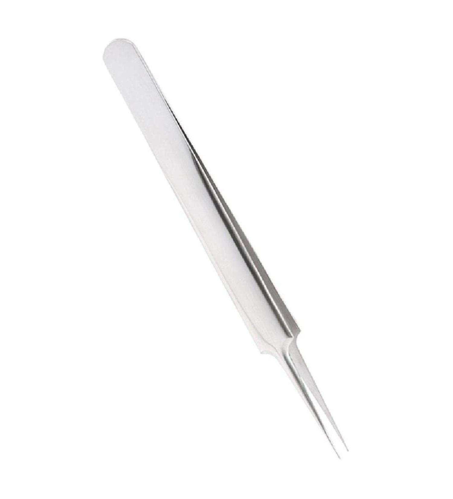 Premium Stainless Steel Pliers | Volume Eyelash Eyebrow & Extension Tweezers - Straight & Curved Tips - Buy Online on SooperMarket.com