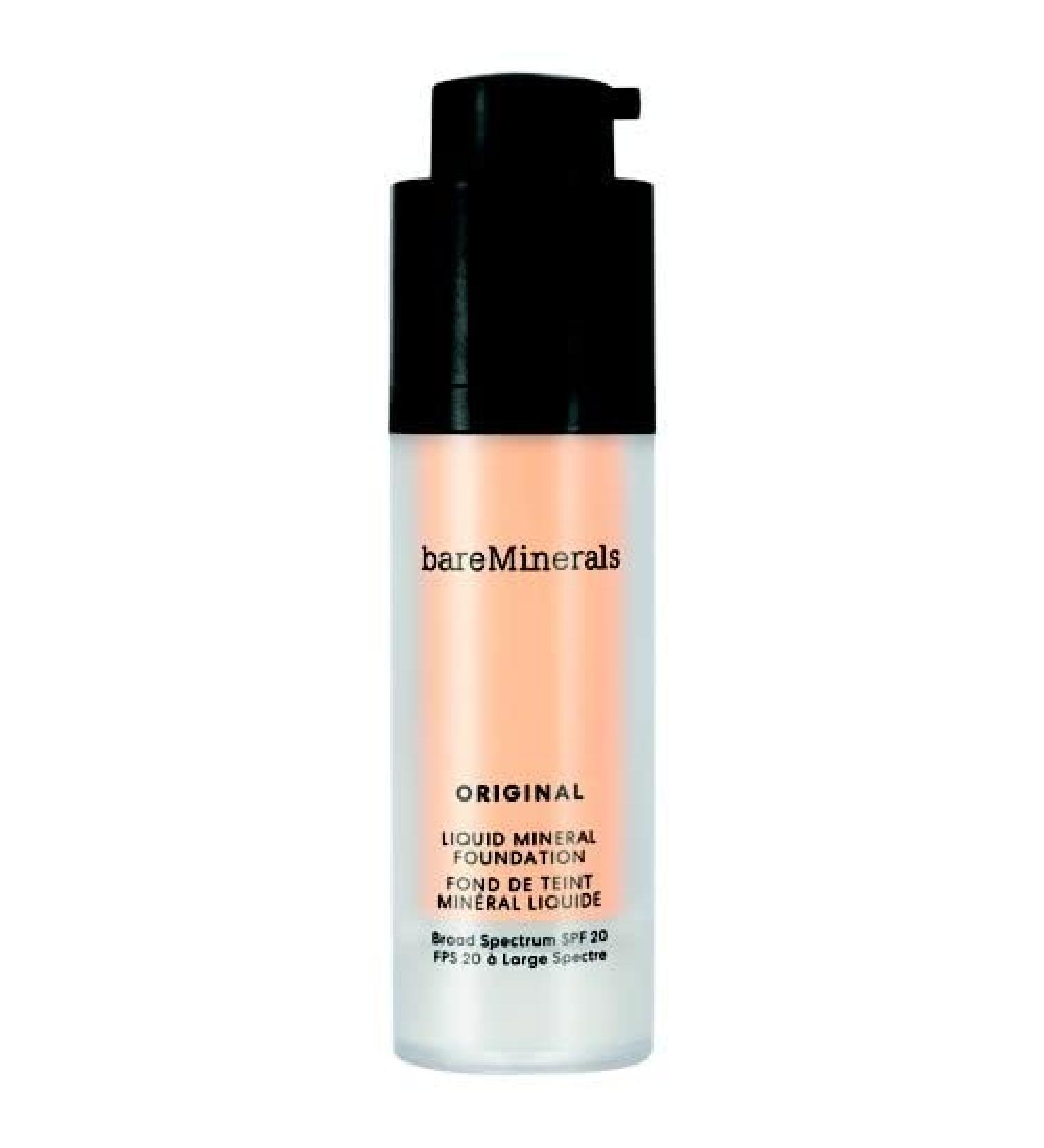 BareMinerals Original Liquid Mineral Foundation SPF 20 Golden Medium 14 - Light Beige Rose 1 fl. oz - Buy Online on SooperMarket.com