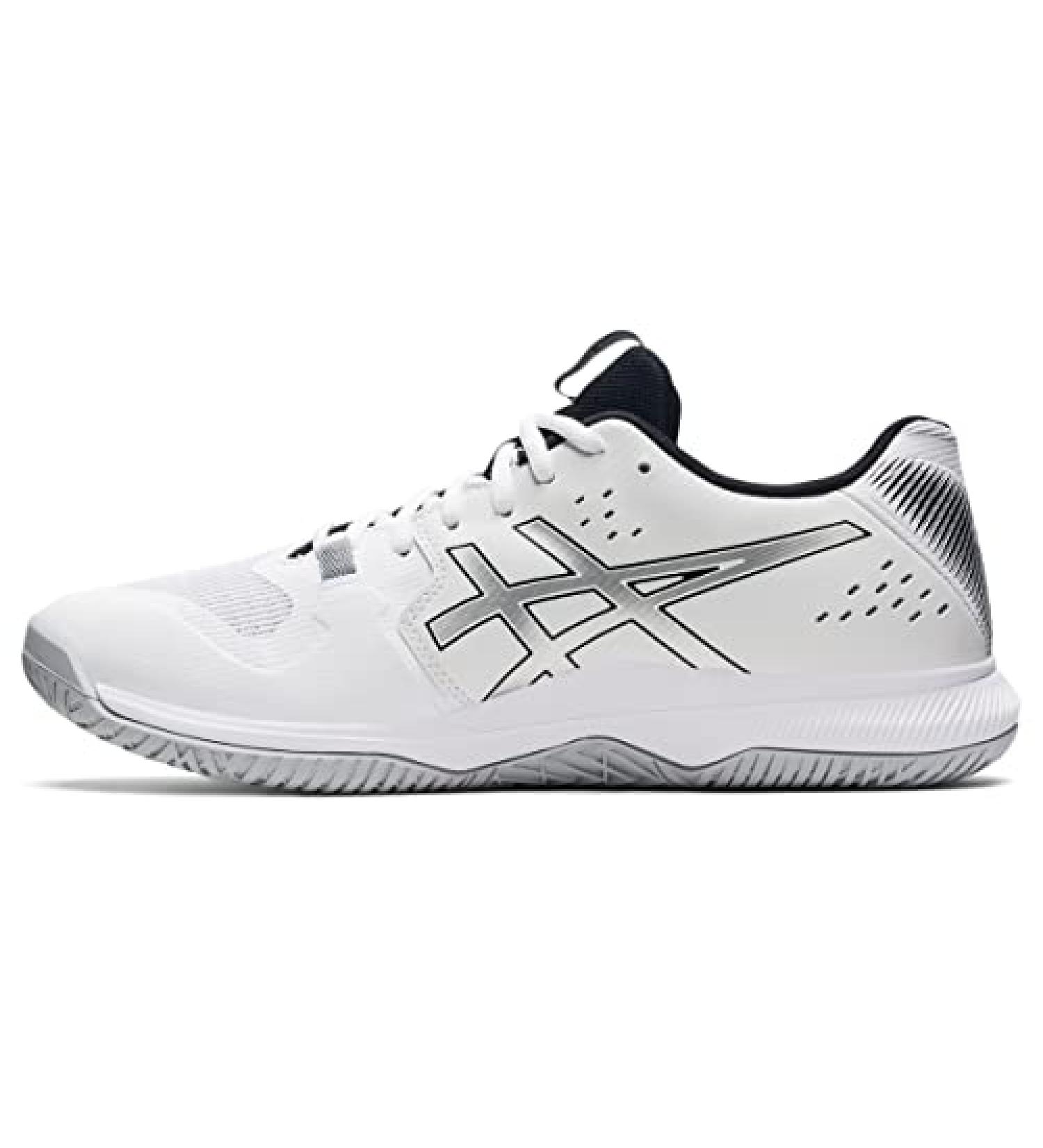ASICS Men's Gel-Tactic 2 Volleyball Shoes - White/Pure Silver - Size 10 - Buy Online on SooperMarket.com