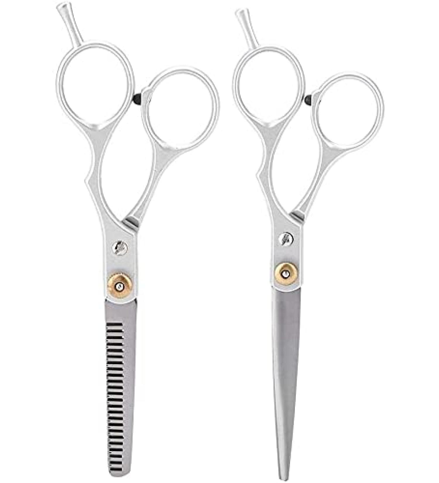 U-K Hair Cutting Scissors Stainless Steel Professional Barber Hair Cutting Thinning Scissors Shears Hairdressing Set(Scissors Set) Durable Processed - Buy Online on SooperMarket.com