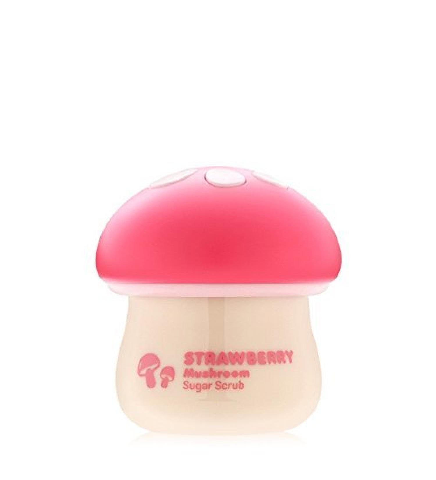 TONYMOLY Magic Food Strawberry Mushroom Sugar Scrub 2.37 Fl Oz - Exfoliating Facial Scrub - Buy Online on SooperMarket.com