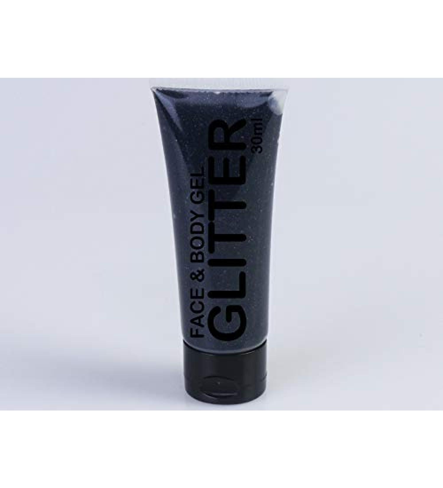 Buy Black Glitter Gel Tube 30ml | Premium Glitter Gel for DIY Crafts & Beauty - Buy Online on SooperMarket.com