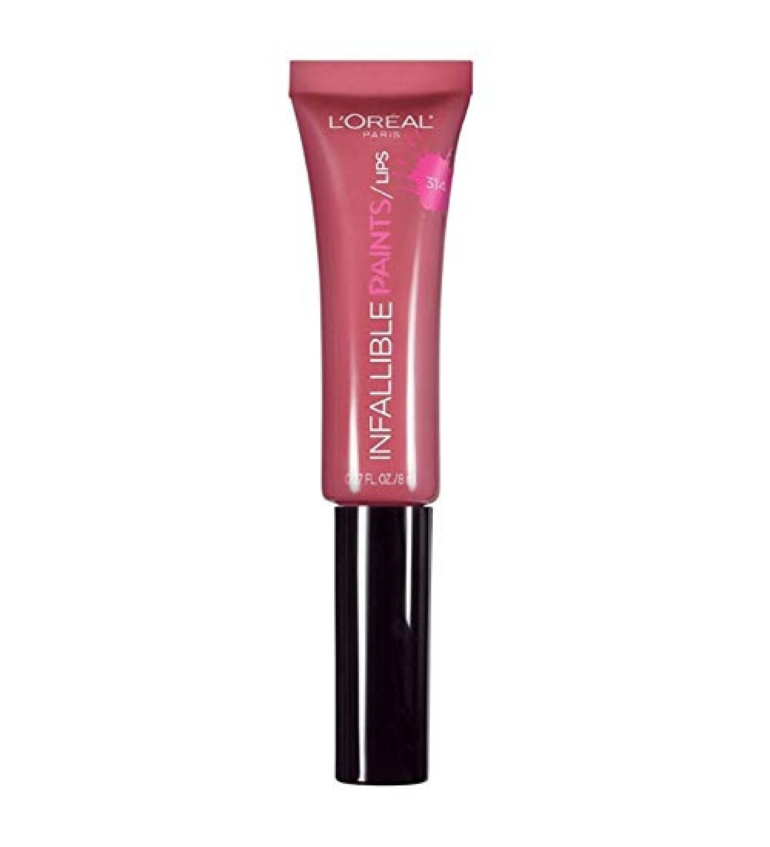 L'Or al Paris Infallible PAINTS/LIPS  Spicy Blush  0.27 fl. oz. 0.27 Fl Oz (Pack of 1)