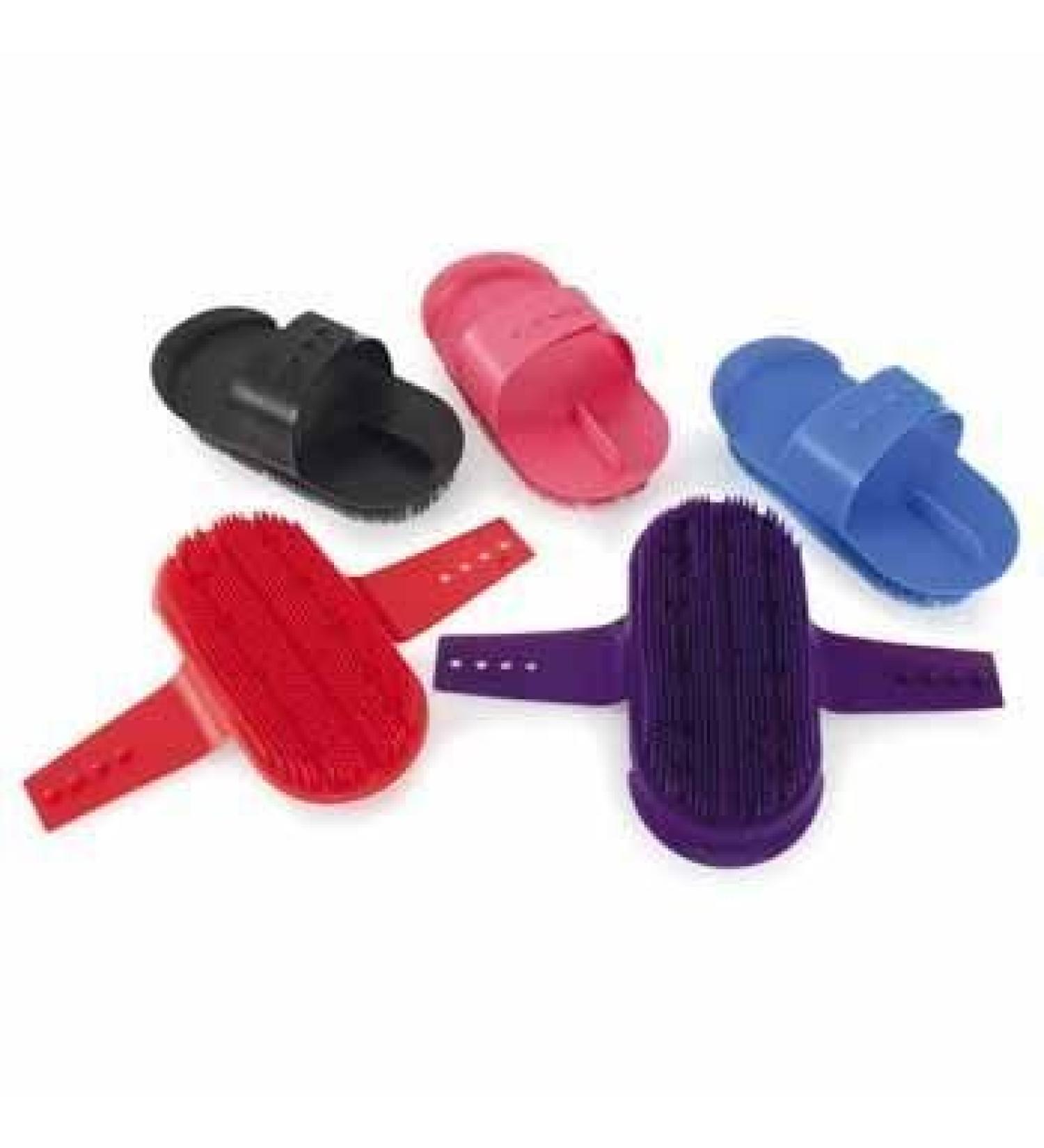 Shires Plastic Curry Comb Black