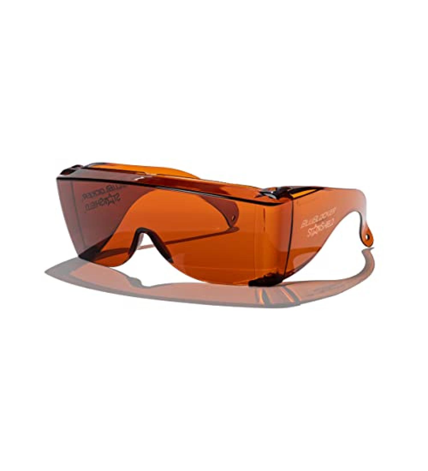 BluBlocker StarShield Fit Over Sunglasses | Scratch Resistant Lens | Blocks 100% Blue Light, UVA & UVB Rays | Retro Style | Gender Neutral | 2355K - Buy Online on SooperMarket.com