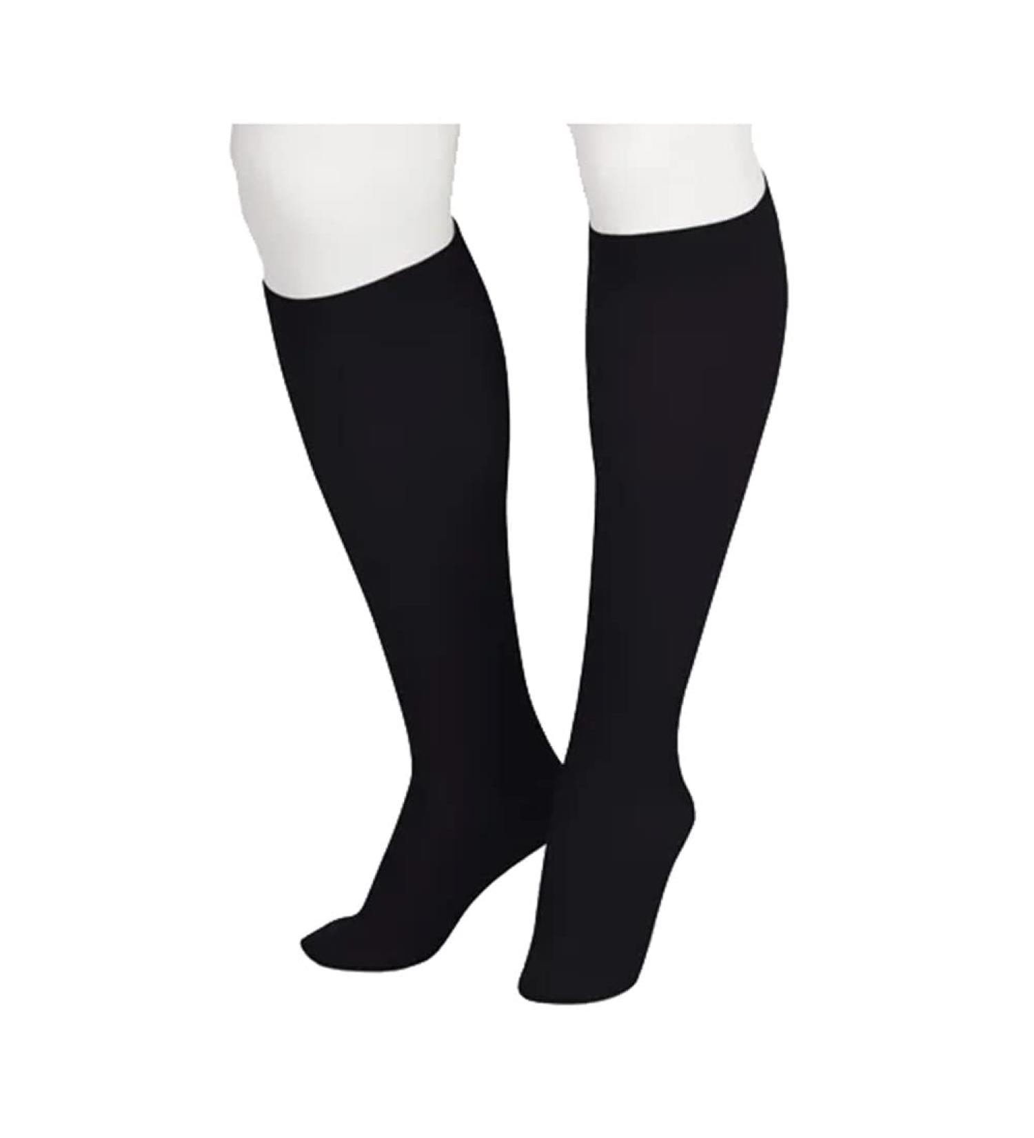 Juzo Soft 2001 Knee-Highs Closed Toe 20 30 mmHg - Regular Black Compression Socks | International Shipping - Buy Online on SooperMarket.com