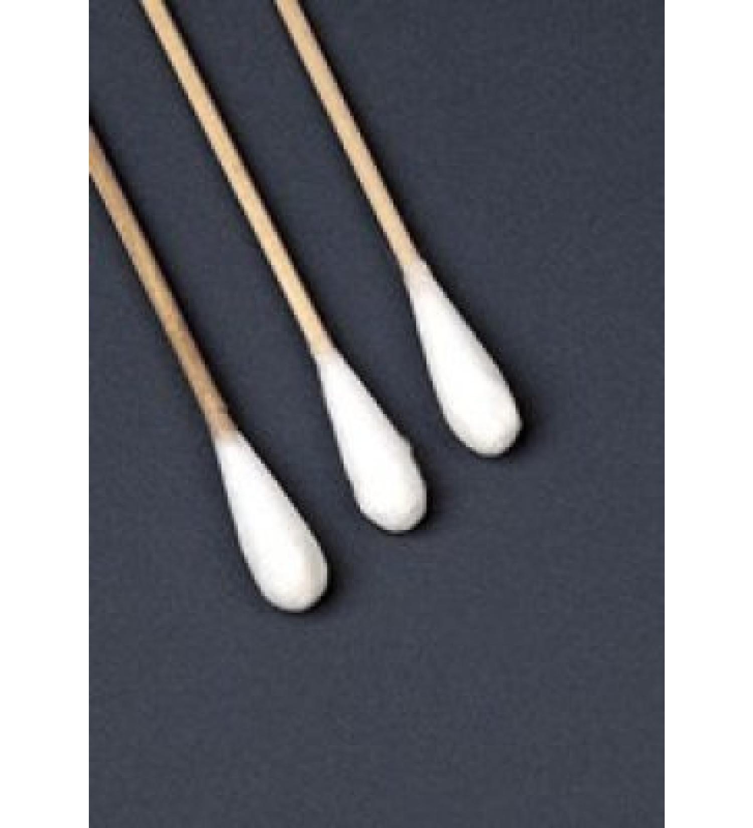 MEDIWOOD Wispy cotton swabs 20cm long 3 mm cotton head 10 mm (50 pcs.)