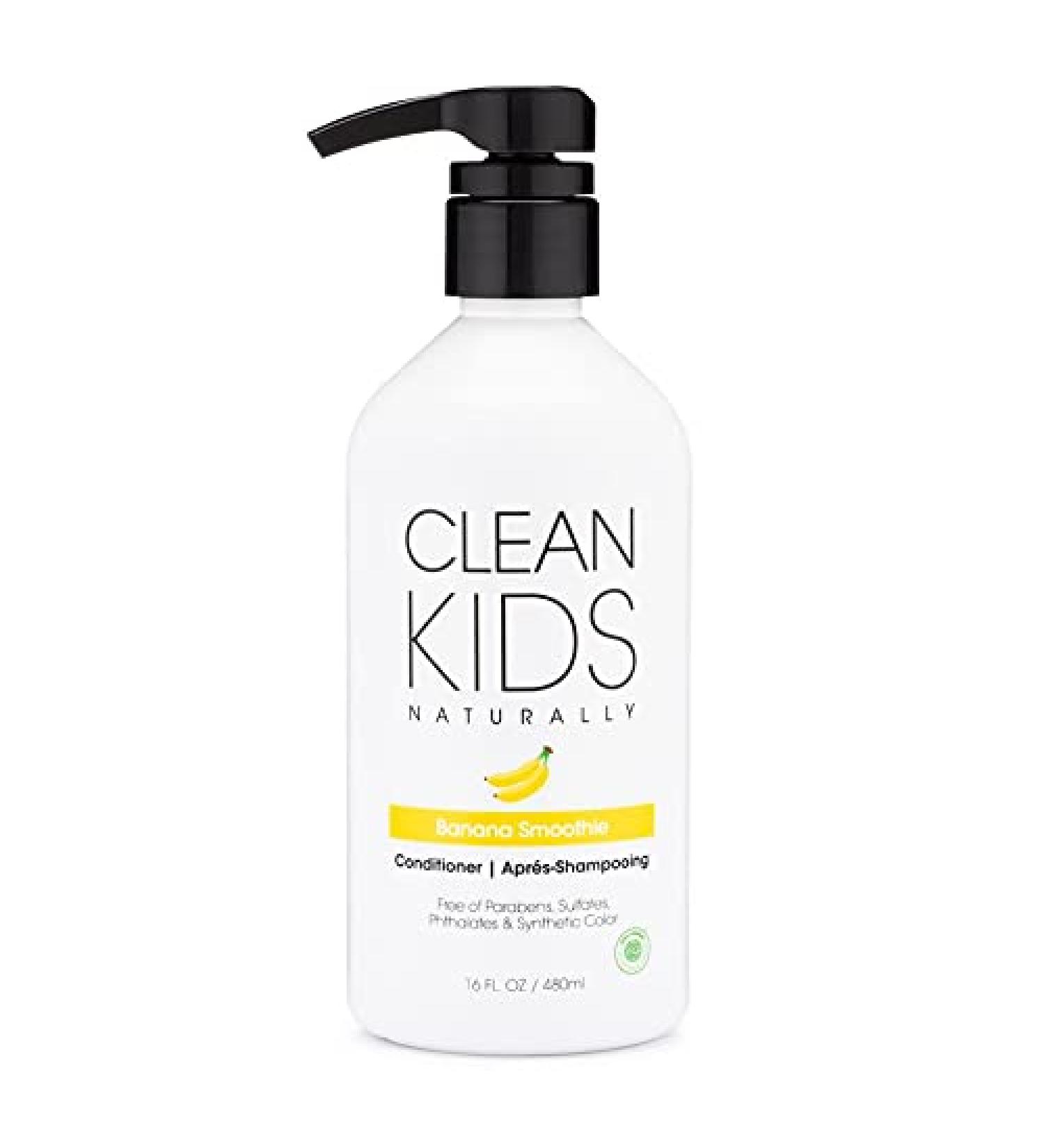 Clean Kids Naturally Banana Smoothie Conditioner 16 oz - Gentle & Nourishing - Buy Online on SooperMarket.com