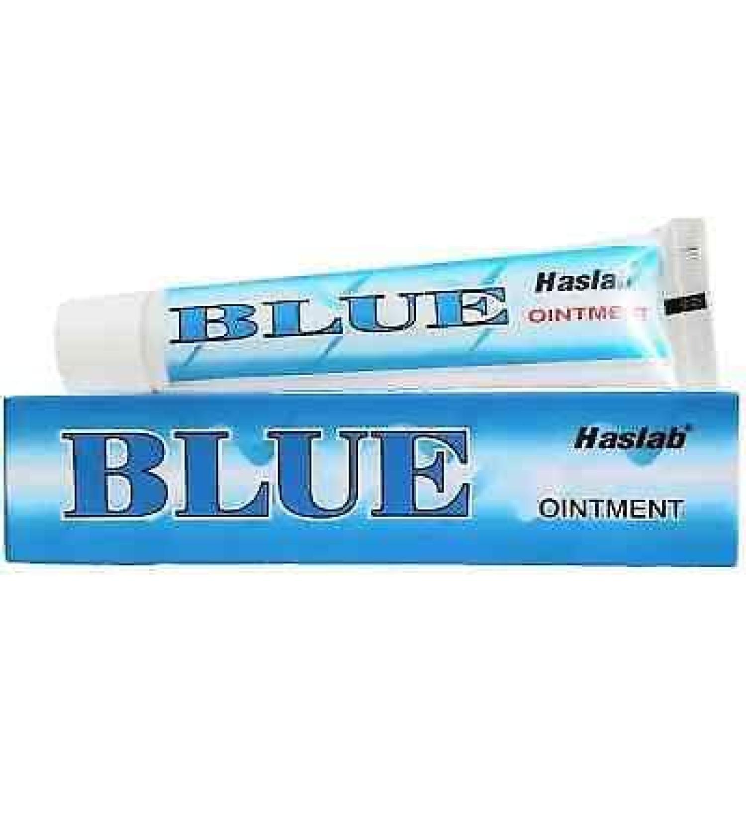 Haslab Blue Ointment (25g) + Free Ujala Eye Drops | Effective Relief for Skin Irritation - Buy Online on SooperMarket.com