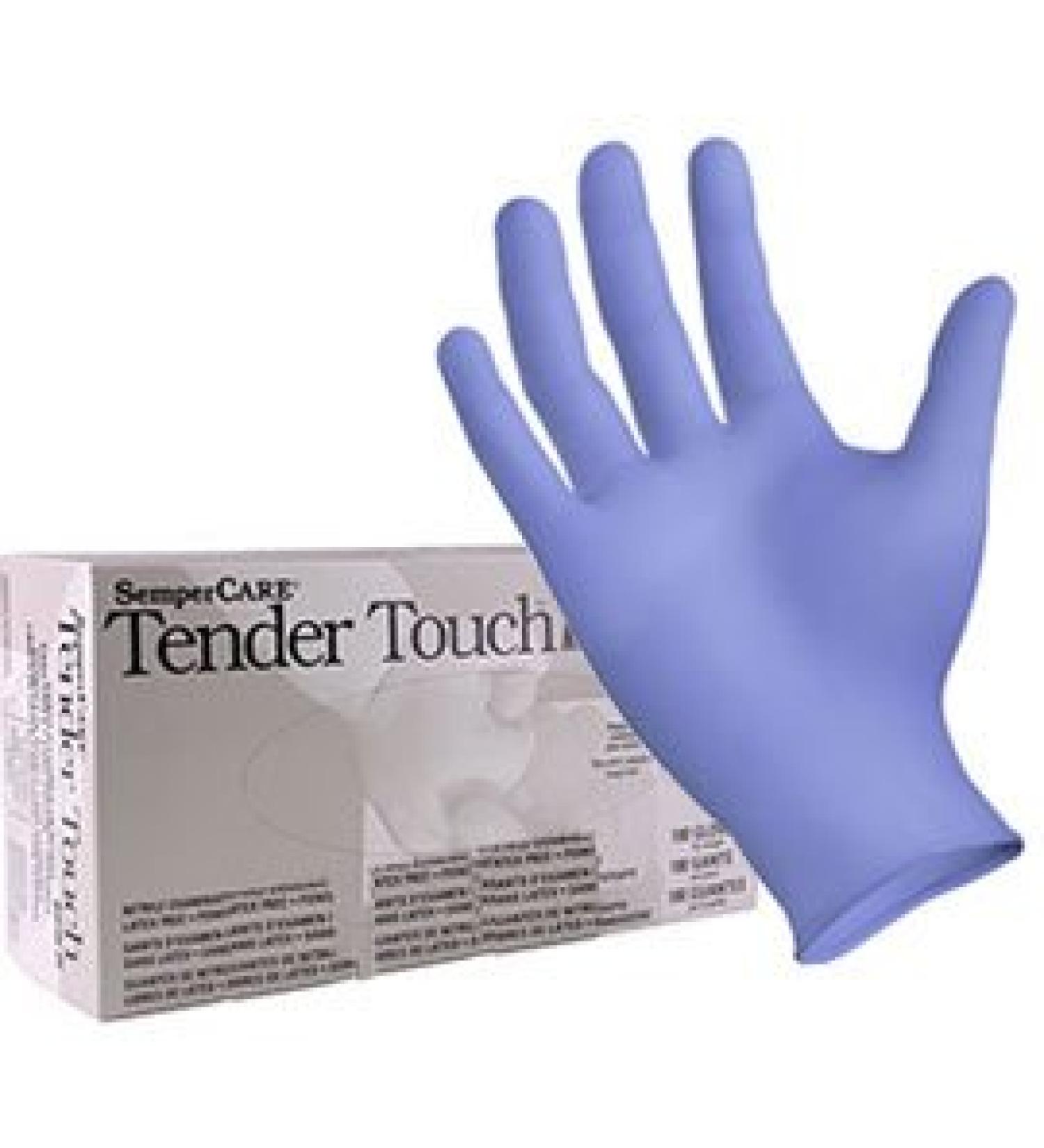 Sempercare Tender Touch Nitrile Powder-free Examination Gloves 10boxes/2000 Gloves (Small)