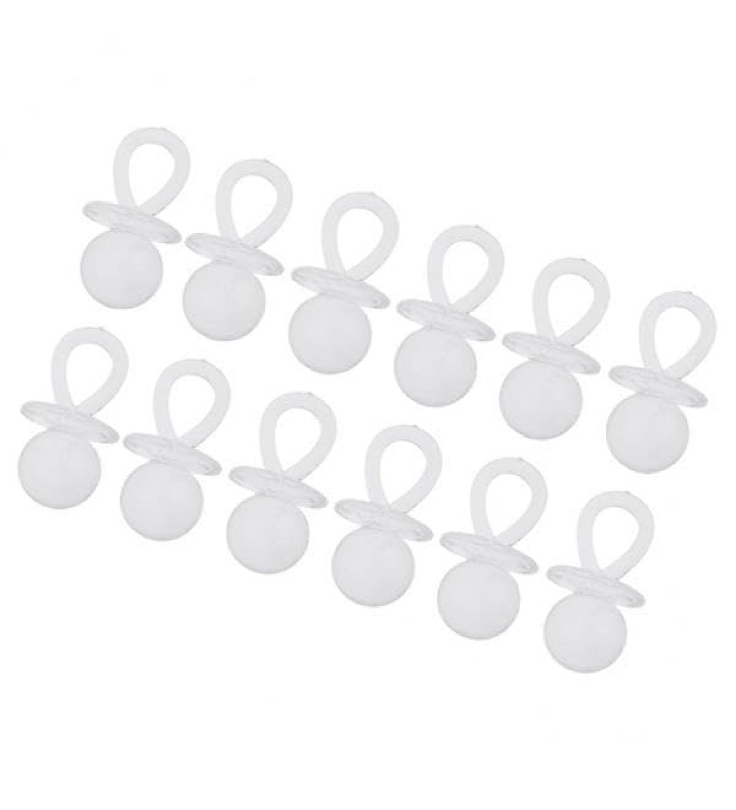 Buy Folpus 4x12pcs Lovely Acrylic Pacifier Charms - Perfect Baby Shower Party Favors | International Shipping Available - Buy Online on SooperMarket.com