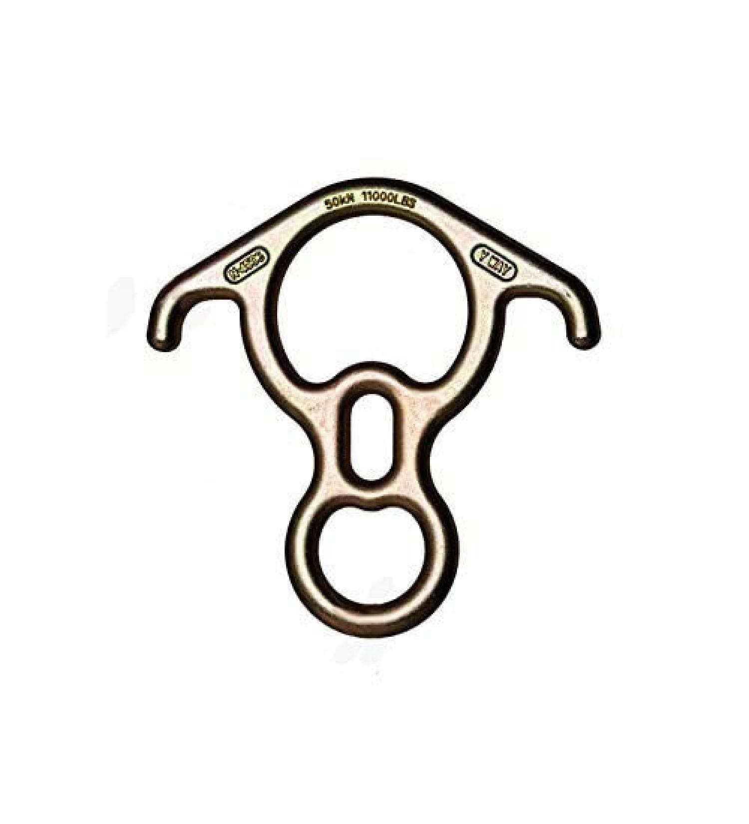 Rock-N-Rescue Steel Rescue 8 with Ears | Essential Gear for Arborists, Adventurers, and Rescuers - Buy Online on SooperMarket.com