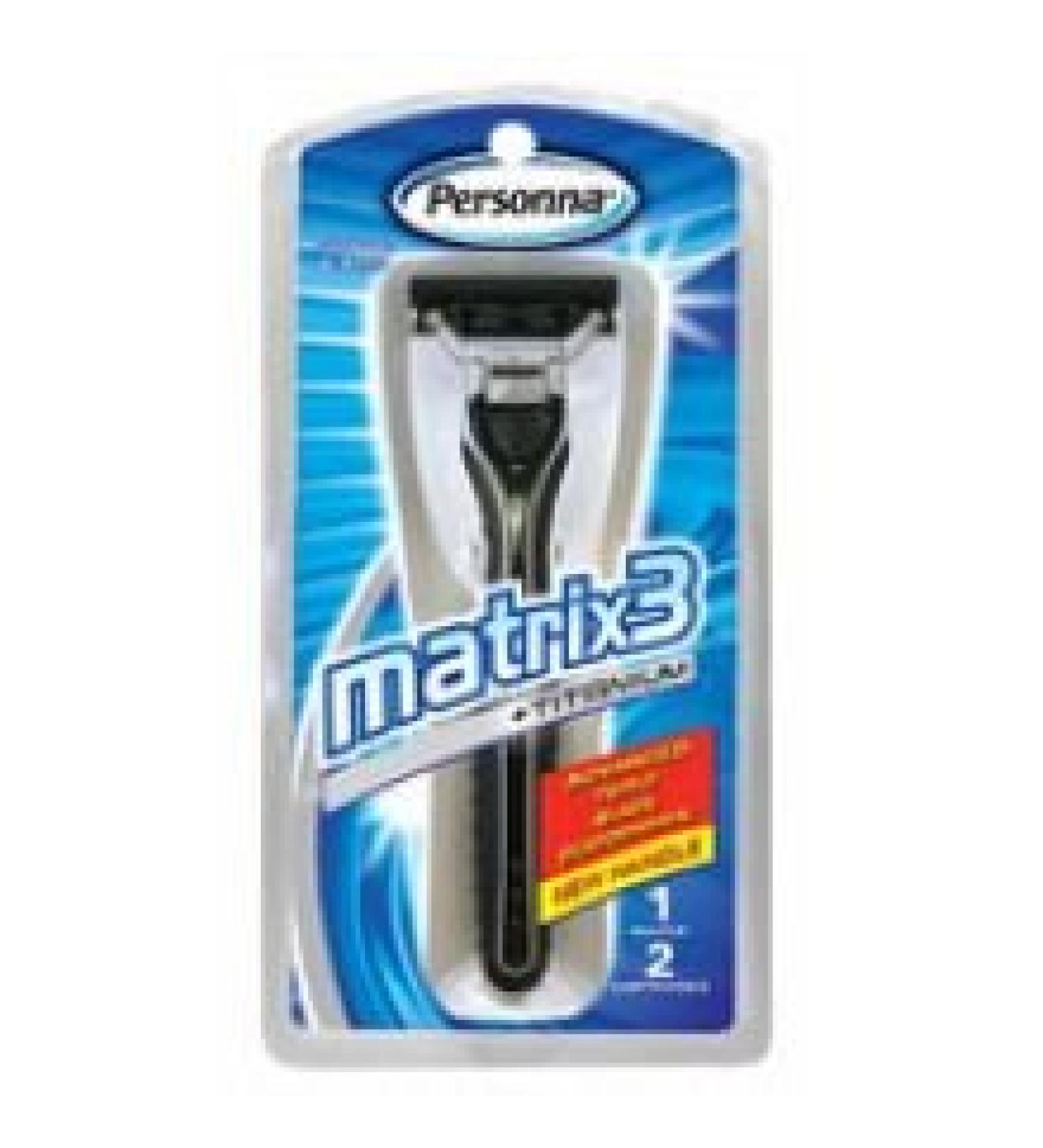 Personna Matrix3 Advanced Triple Blade Razor