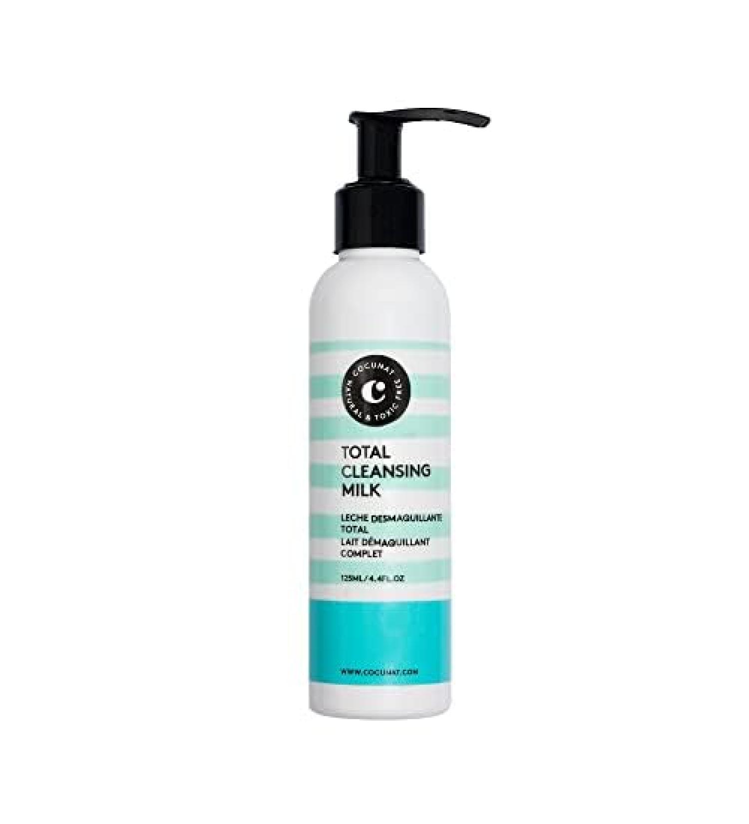COCUNAT | Total Cleansing Milk | Milk-Enriched Make-Up Remover with Coconut Oil | Deep Cleans & Removes Waterproof Make-Up | For All Skin Types | 125 ml - Buy Online on SooperMarket.com