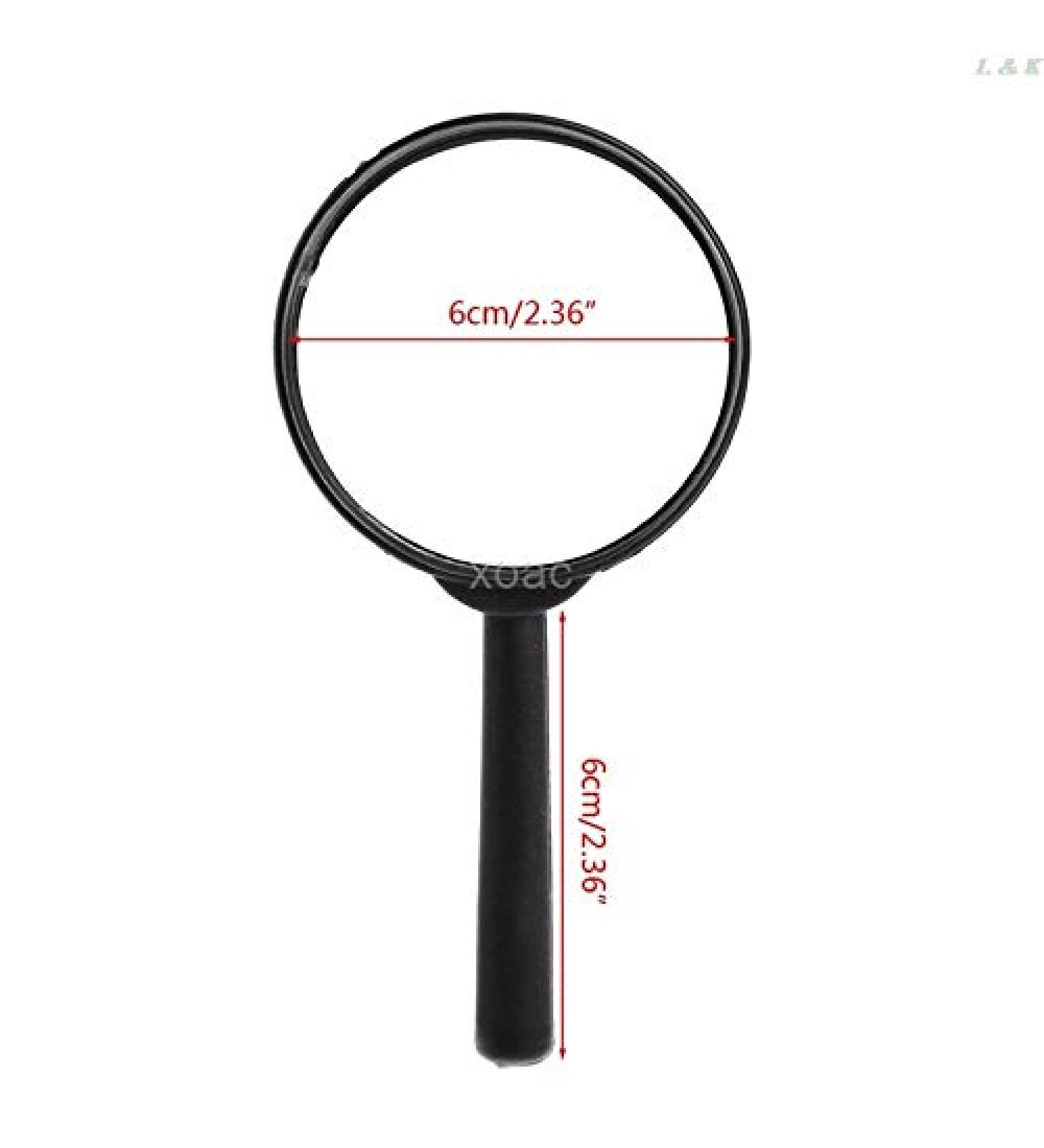 Magnifying Magnifier 60mm Hand Held 5X Magnifying Loupe Reading Glass Lens M10 Dropship Good Times - Buy Online on SooperMarket.com