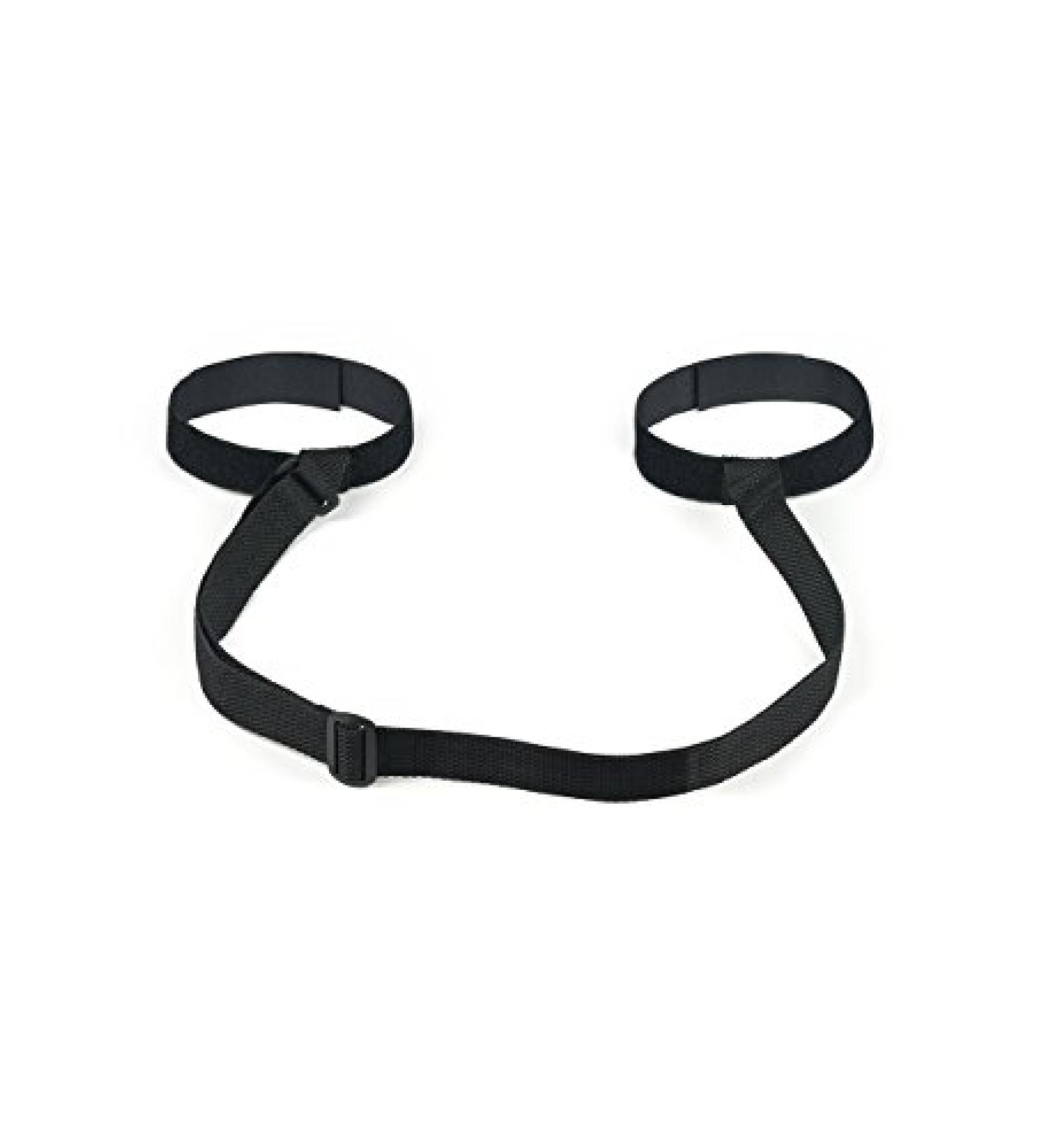 Black Yoga Mat Velcro Carry Strap | Convenient Mat Transport - Buy Online on SooperMarket.com