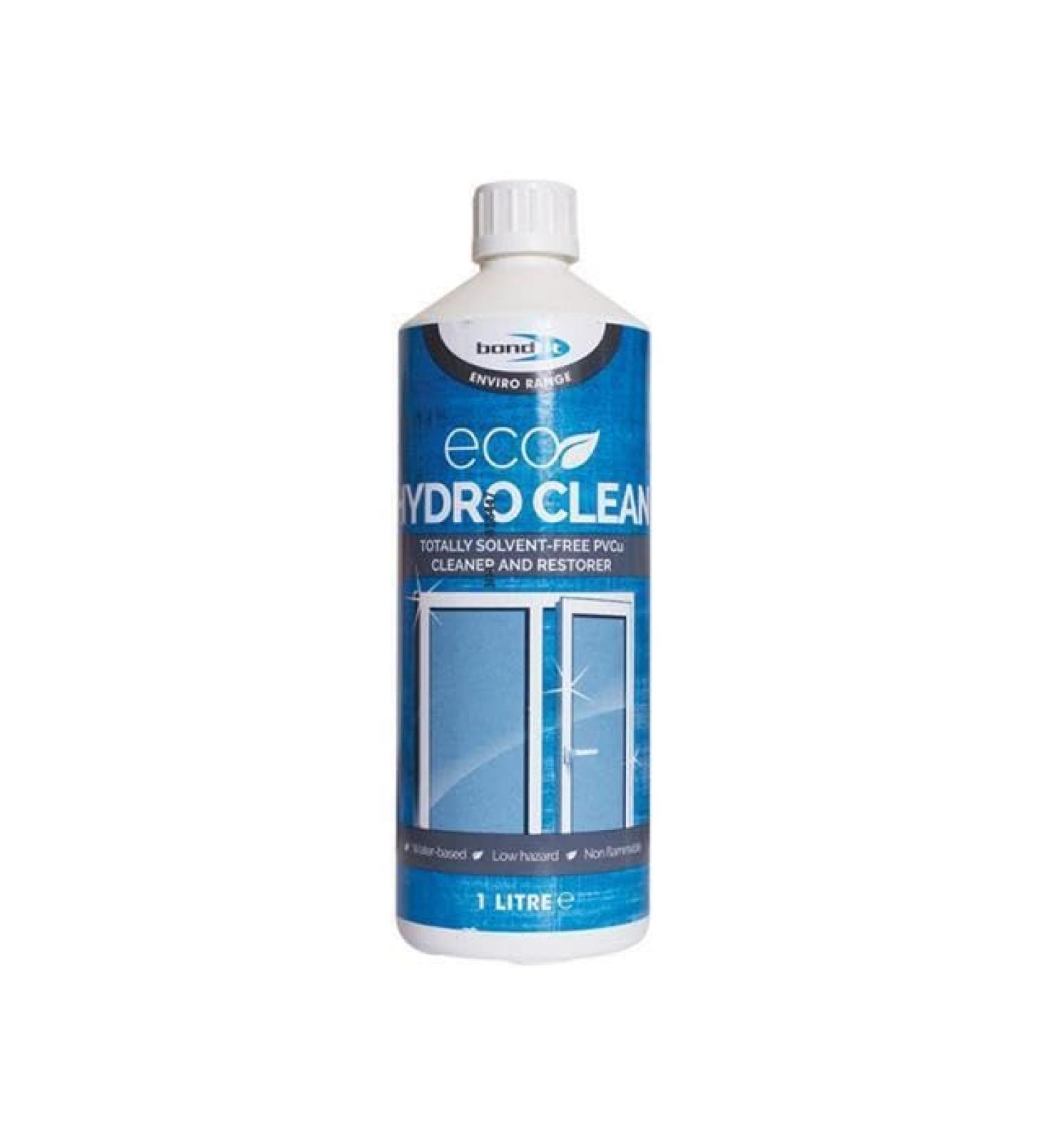 Bond It ECO HYDRO CLEAN 1L Solvent Free UPVC Cleaner Restorer Cleans Dirt Stain - Buy Online on SooperMarket.com