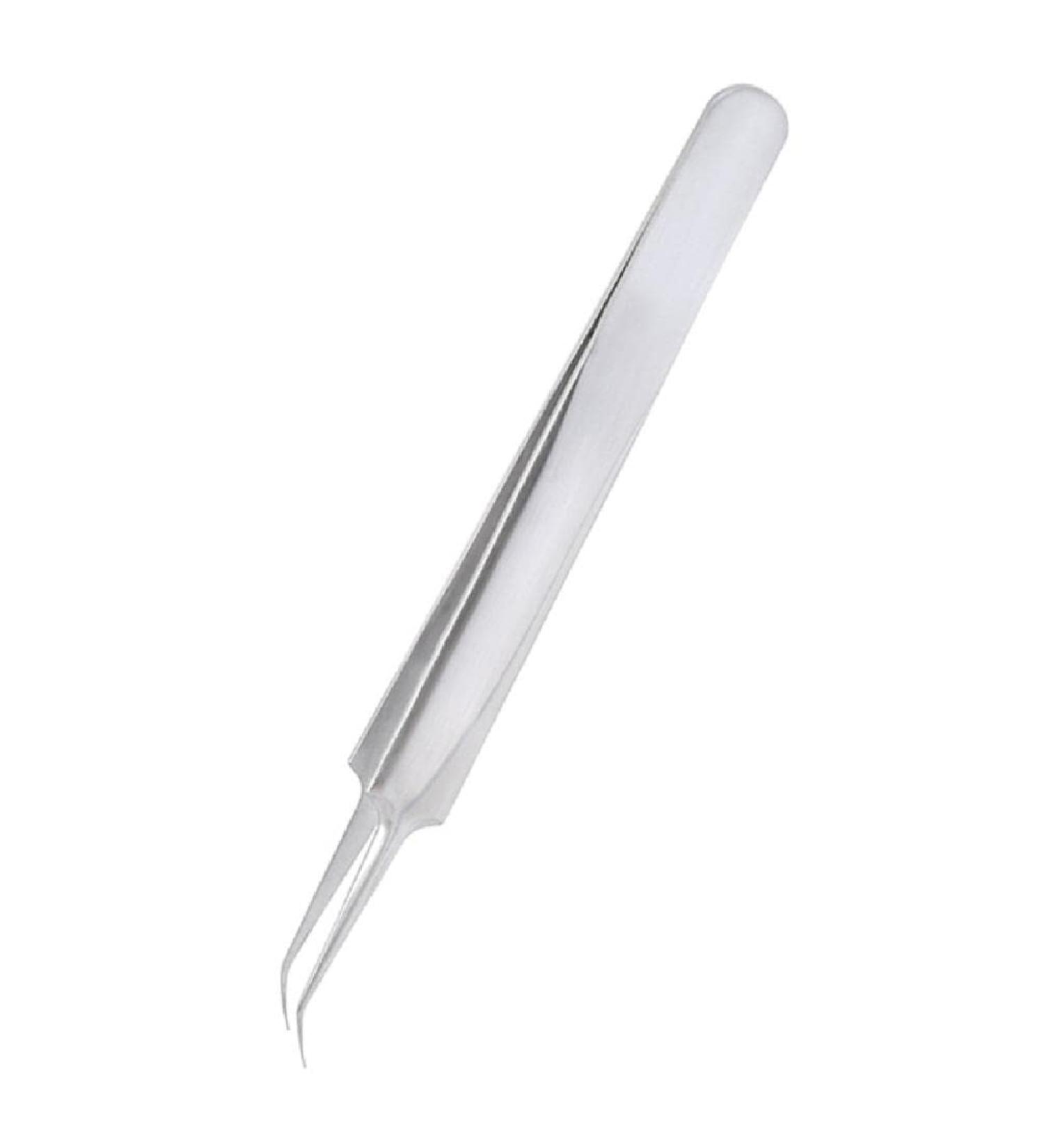 High-Quality Stainless Steel Pliers & Tweezers for Eyelash Extensions & Eyebrows - Straight & Curved Tips - Buy Online on SooperMarket.com
