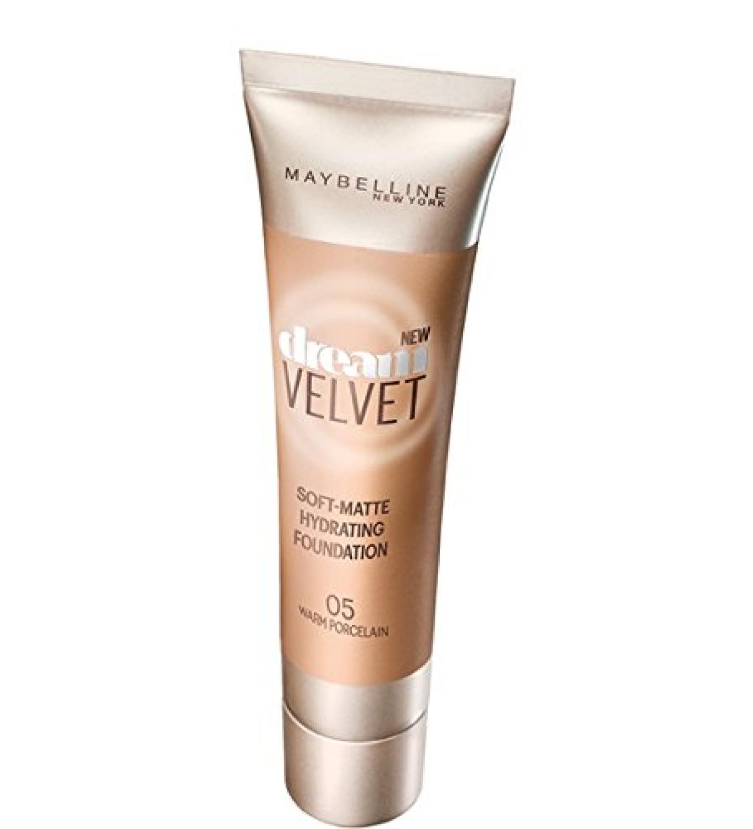 Maybelline New York Dream Velvet Soft-Matte Hydrating Foundation  Warm Porcelain  1 fl. oz. Warm Porcelain 1
